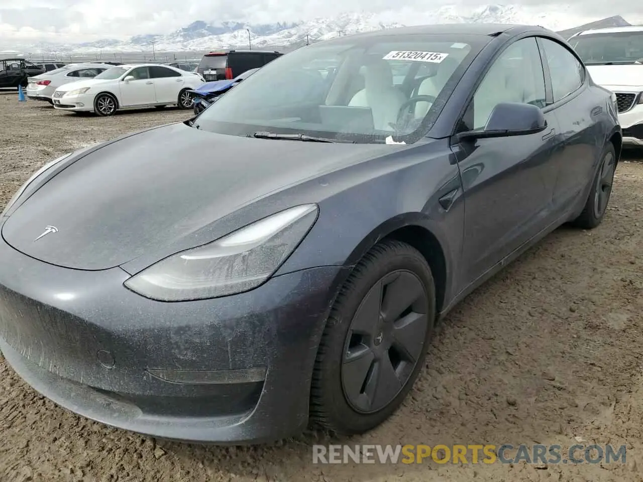 1 Фотография поврежденного автомобиля 5YJ3E1EB0NF352700 TESLA MODEL 3 2022