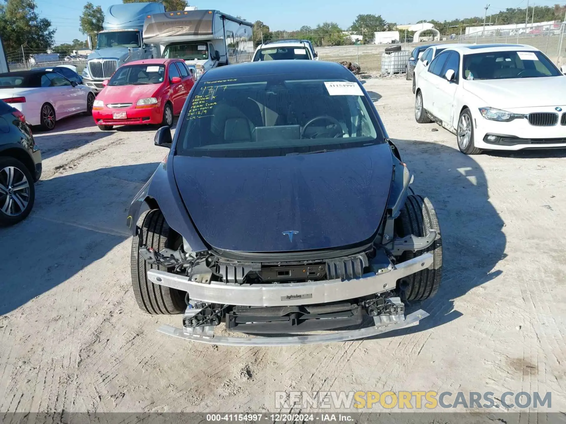 13 Photograph of a damaged car 5YJ3E1EB1NF103340 TESLA MODEL 3 2022