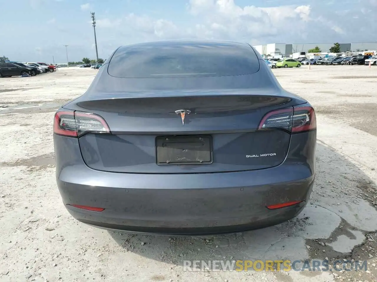 6 Photograph of a damaged car 5YJ3E1EB1NF105654 TESLA MODEL 3 2022