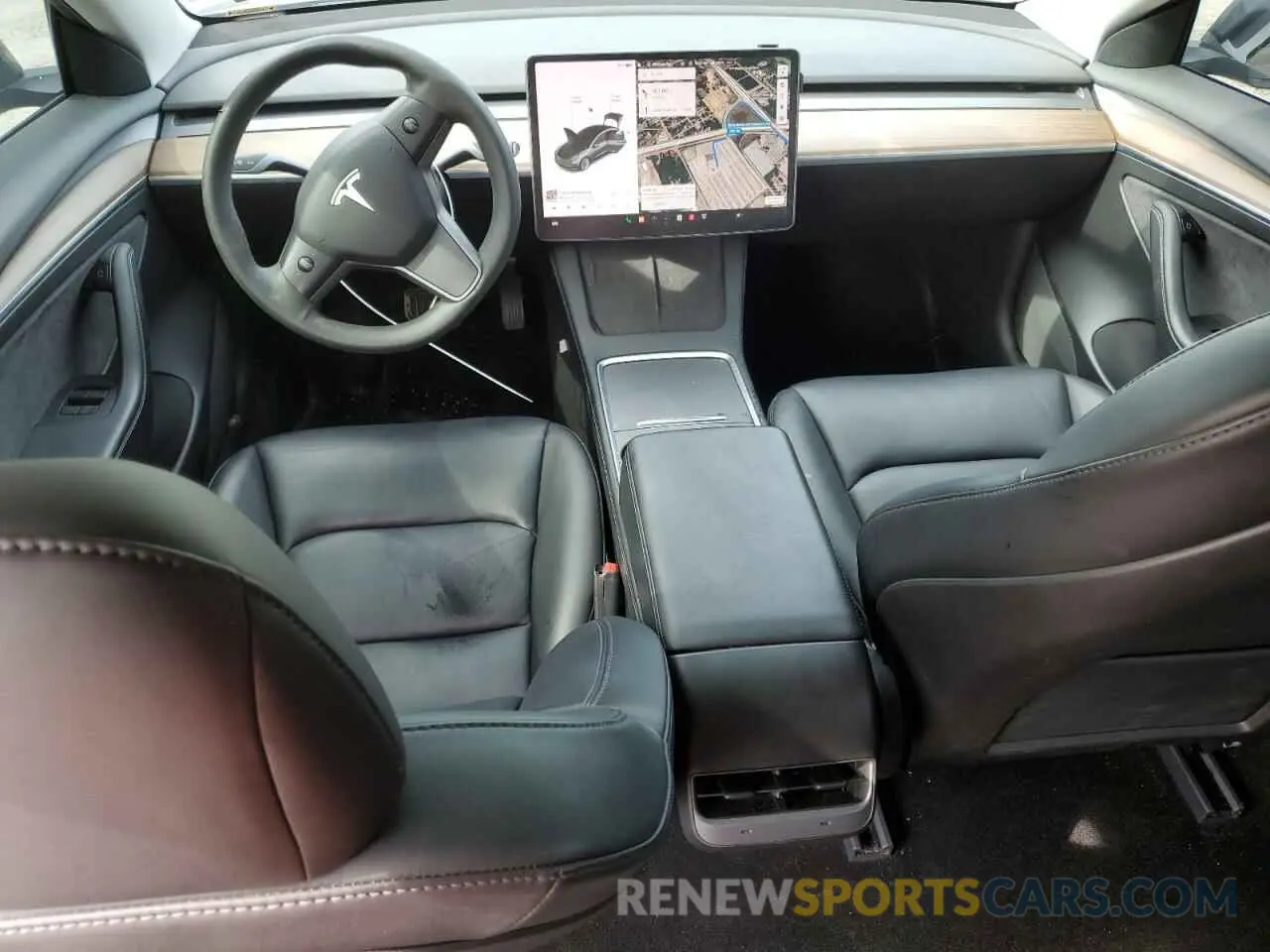 8 Photograph of a damaged car 5YJ3E1EB1NF105654 TESLA MODEL 3 2022