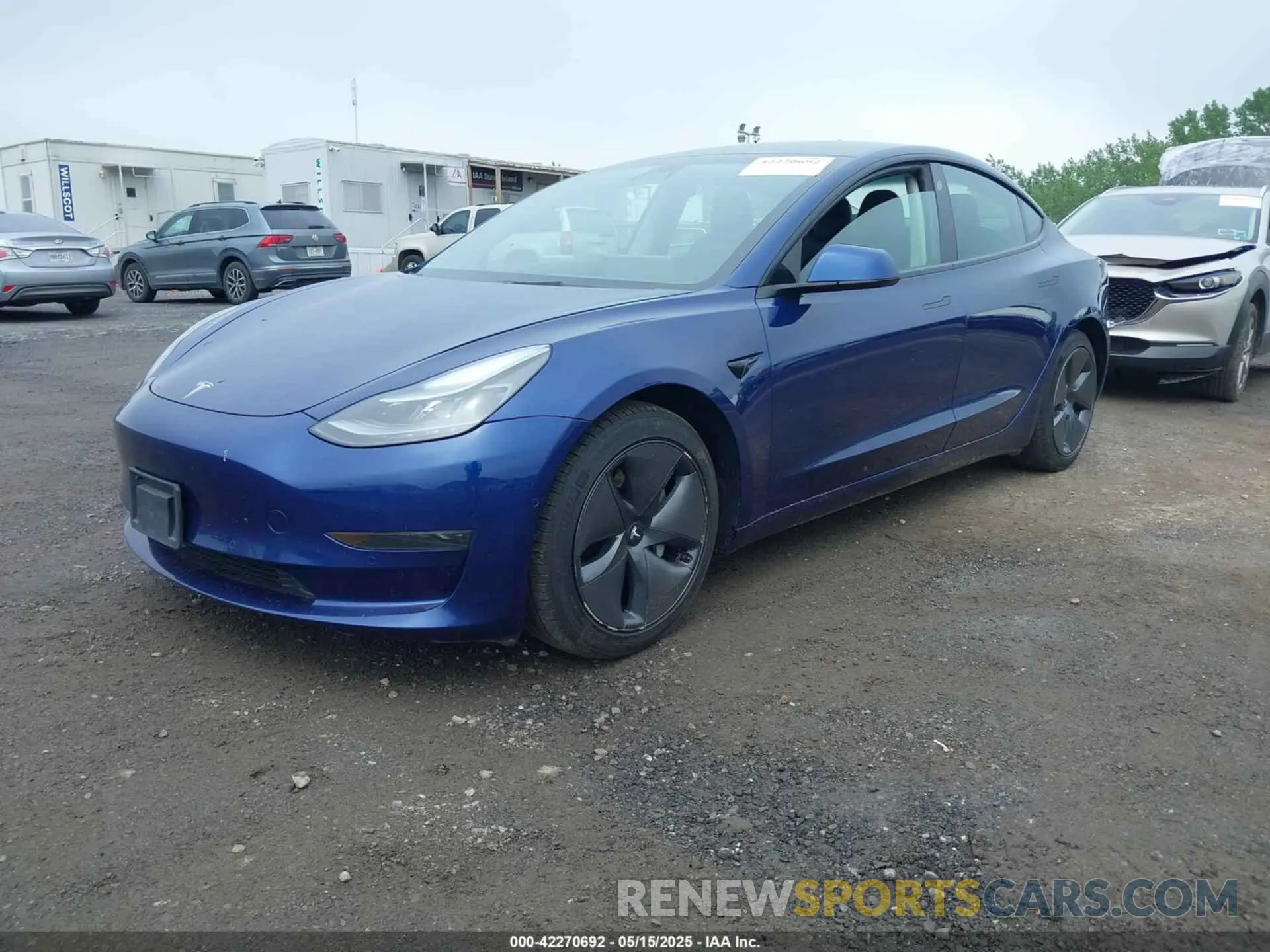 2 Фотография поврежденного автомобиля 5YJ3E1EB1NF115049 TESLA MODEL 3 2022