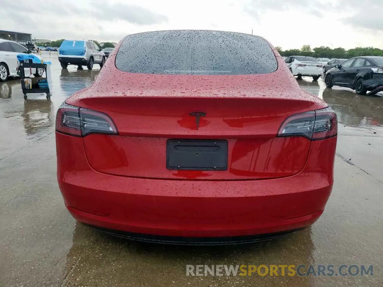6 Photograph of a damaged car 5YJ3E1EB1NF115200 TESLA MODEL 3 2022
