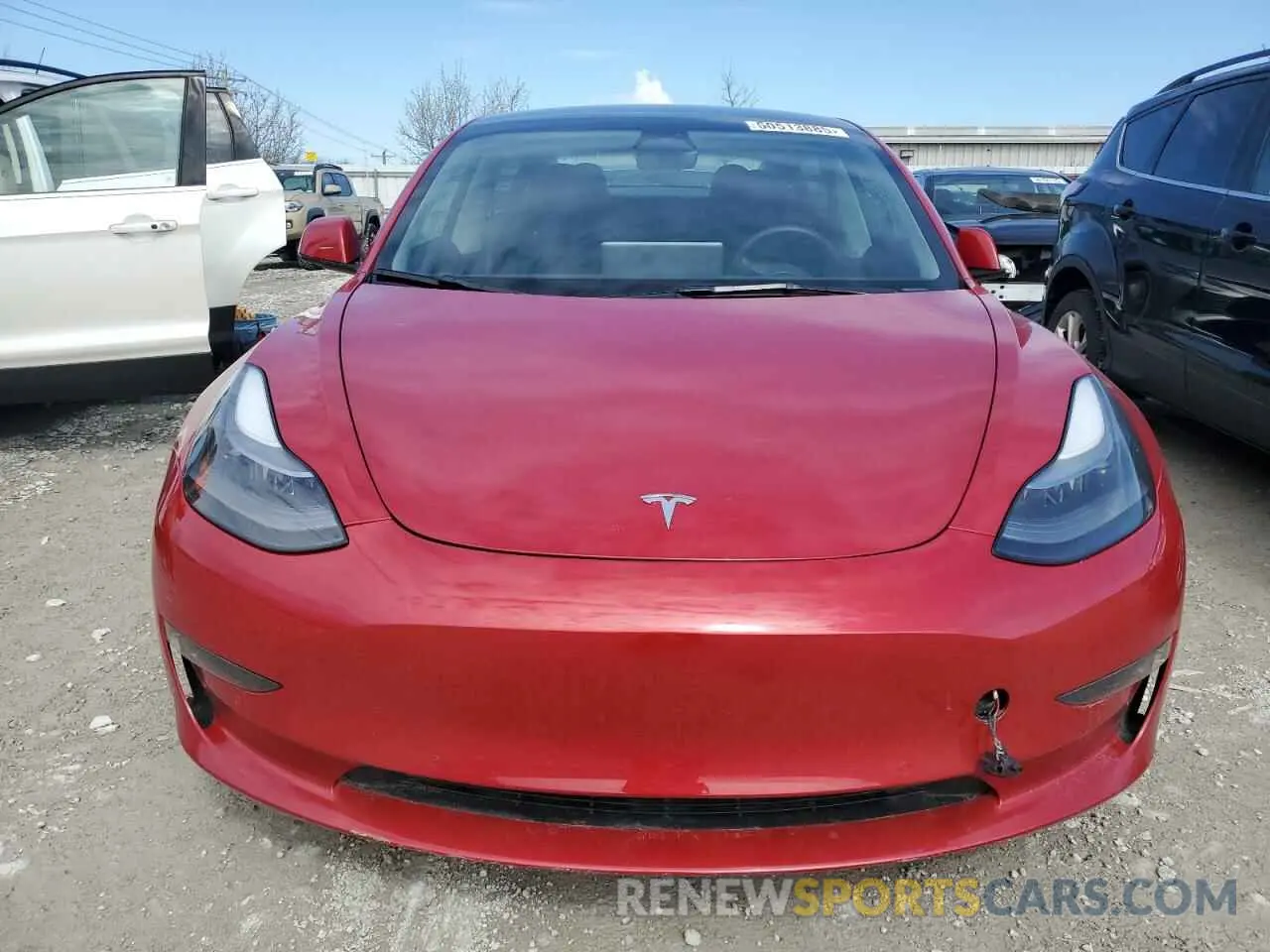 5 Фотография поврежденного автомобиля 5YJ3E1EB1NF135544 TESLA MODEL 3 2022