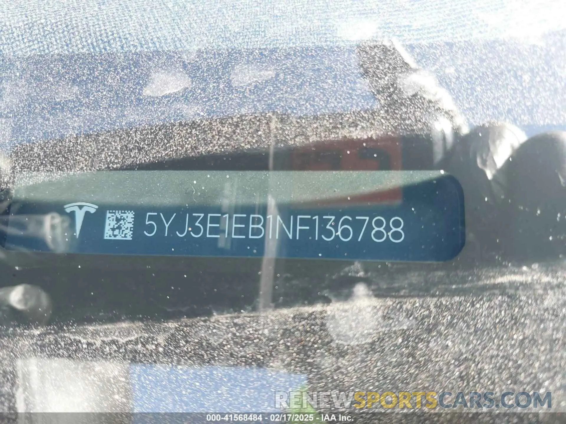 9 Фотография поврежденного автомобиля 5YJ3E1EB1NF136788 TESLA MODEL 3 2022