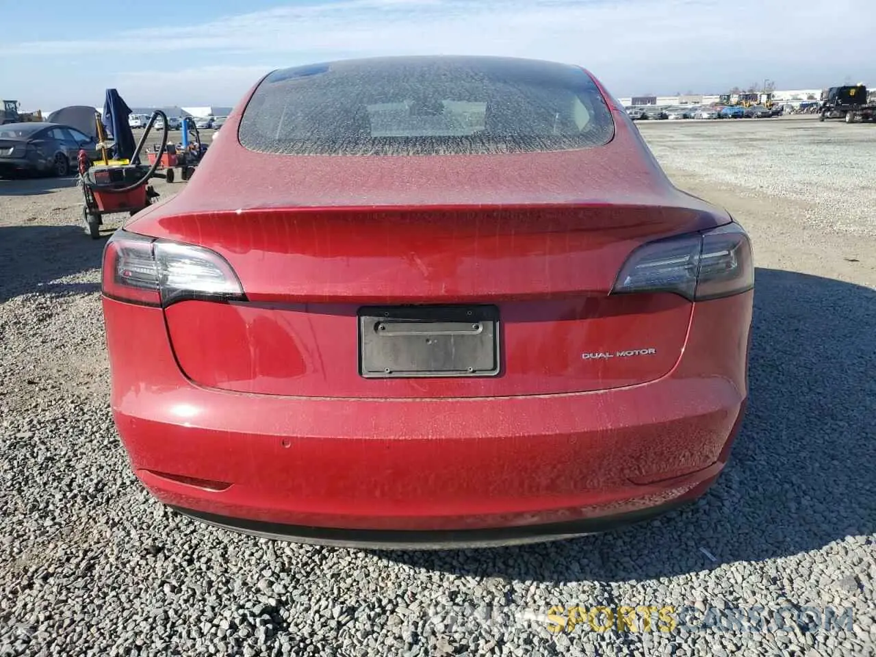 6 Photograph of a damaged car 5YJ3E1EB1NF173890 TESLA MODEL 3 2022