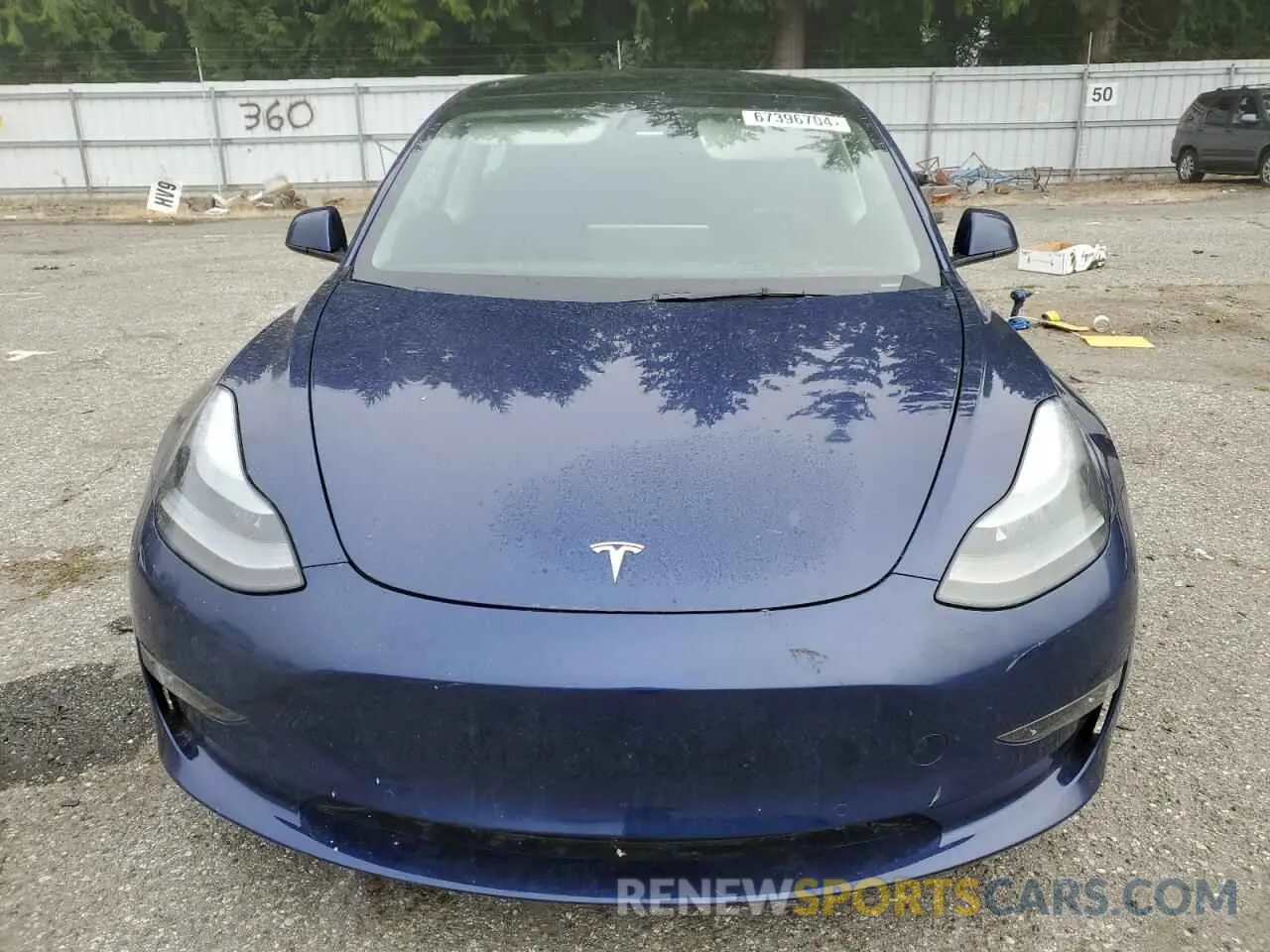 5 Photograph of a damaged car 5YJ3E1EB1NF179141 TESLA MODEL 3 2022