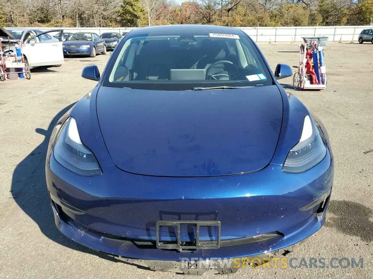 5 Photograph of a damaged car 5YJ3E1EB1NF182296 TESLA MODEL 3 2022