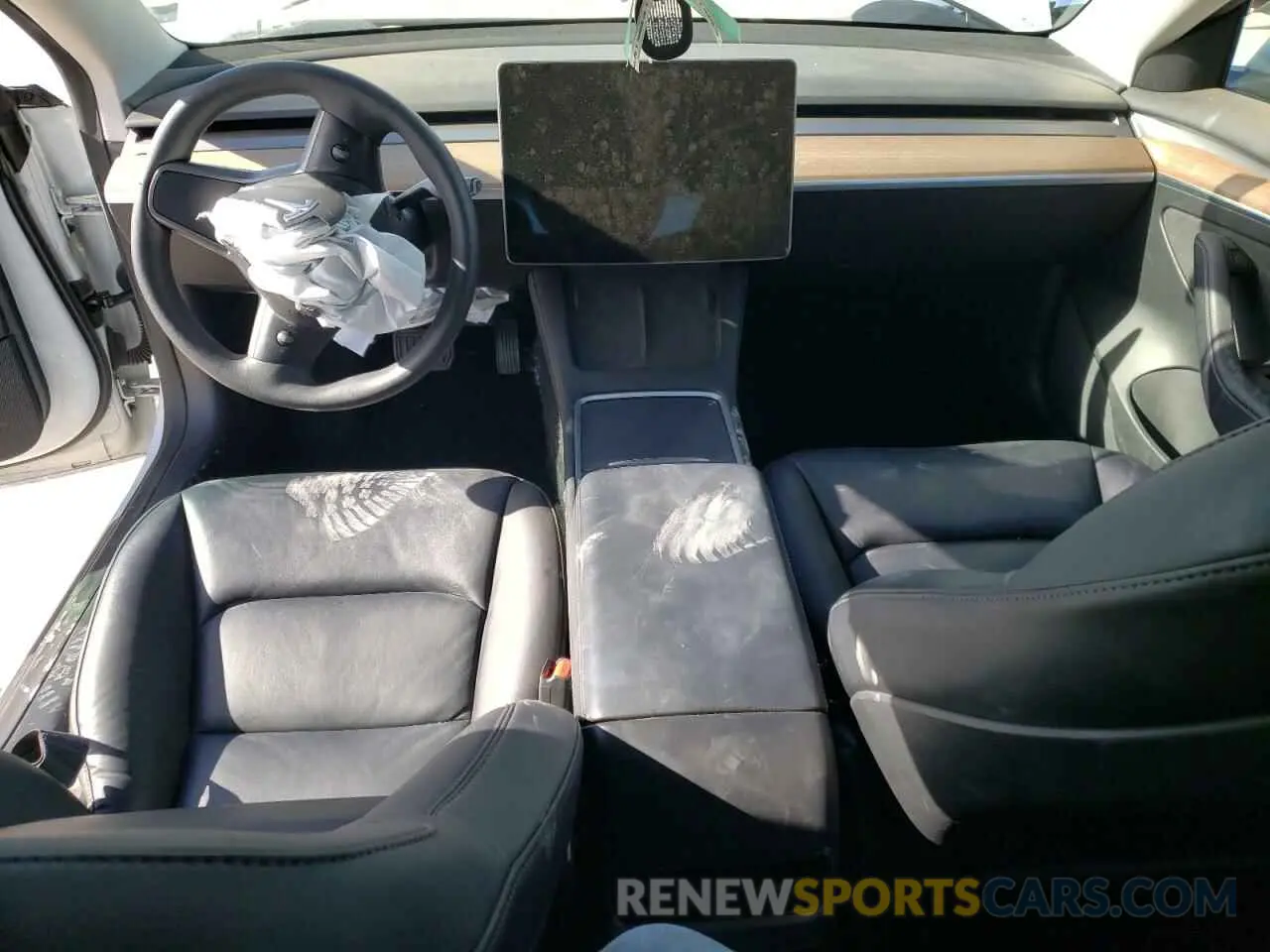 8 Фотография поврежденного автомобиля 5YJ3E1EB1NF236986 TESLA MODEL 3 2022