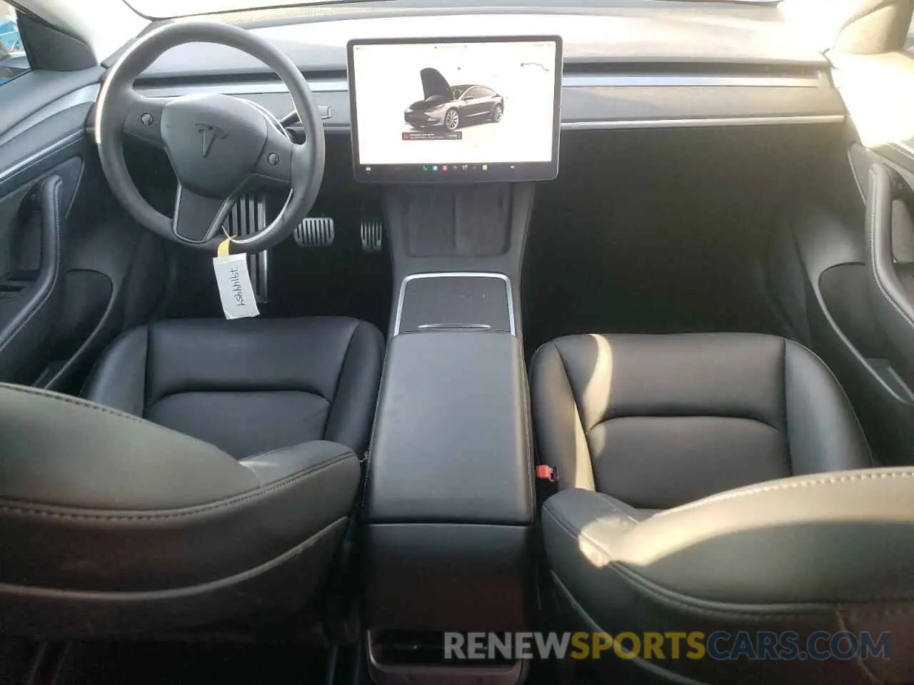 8 Photograph of a damaged car 5YJ3E1EB1NF297075 TESLA MODEL 3 2022