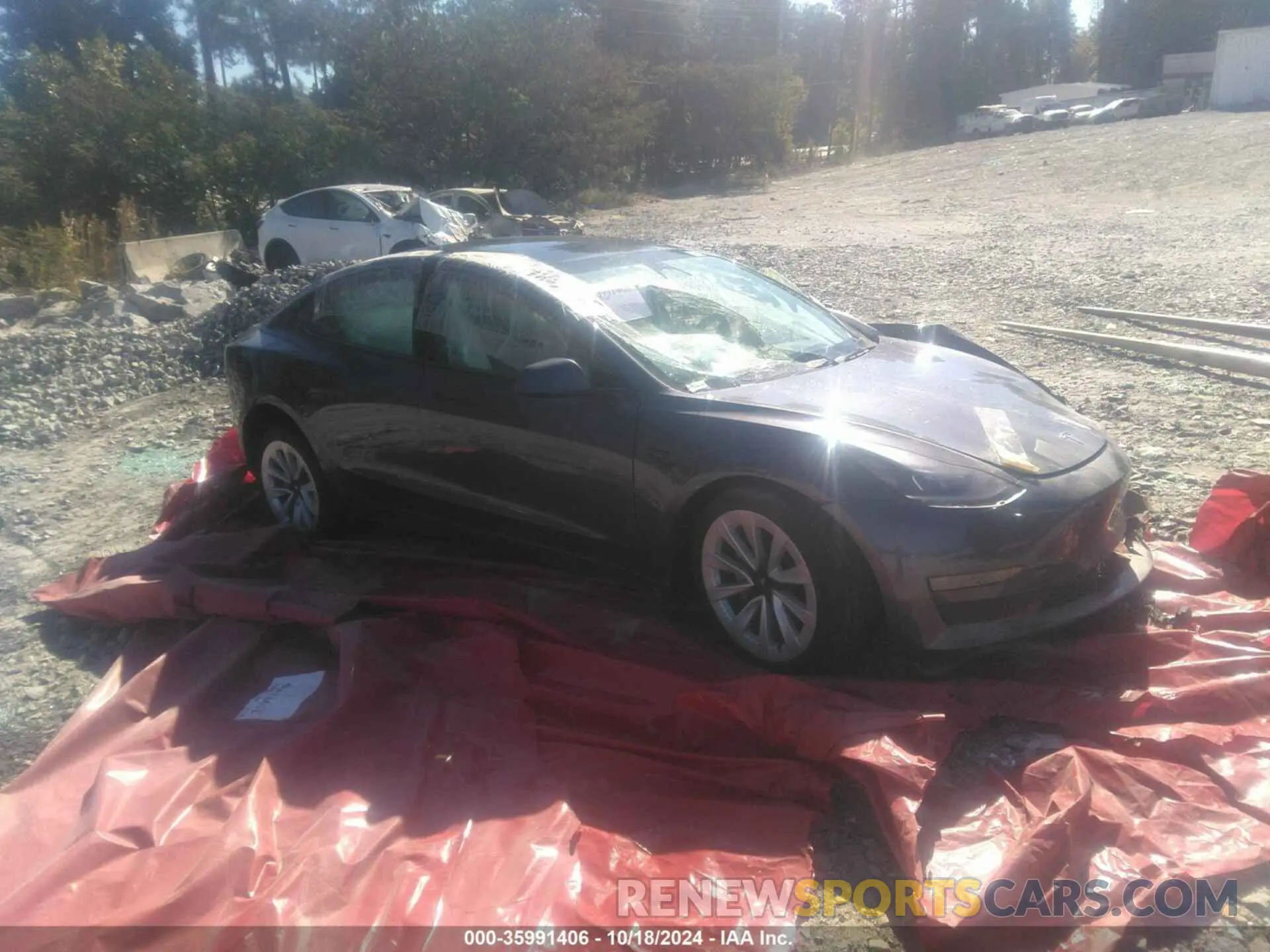 1 Фотография поврежденного автомобиля 5YJ3E1EB1NF304915 TESLA MODEL 3 2022