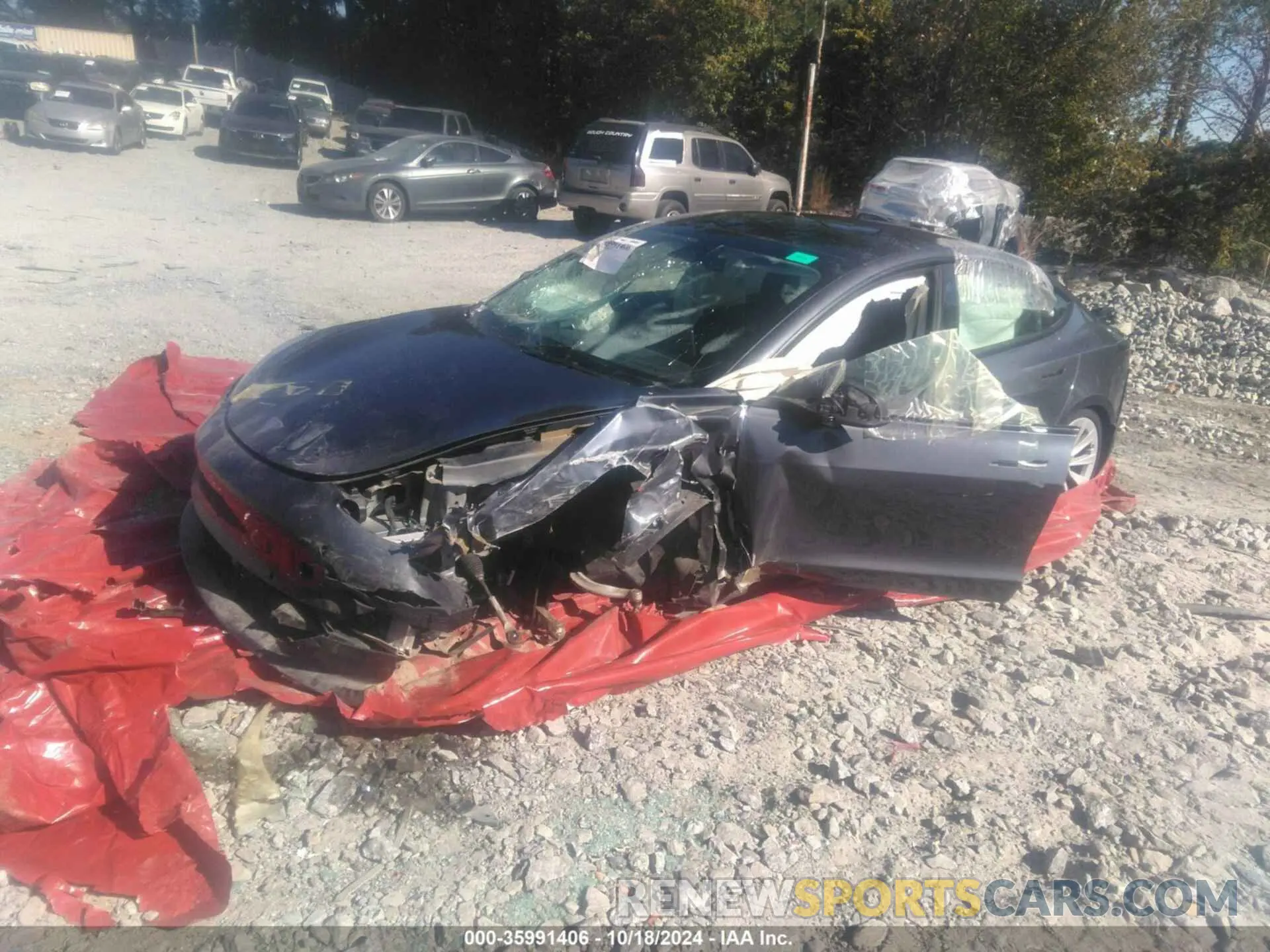 2 Фотография поврежденного автомобиля 5YJ3E1EB1NF304915 TESLA MODEL 3 2022