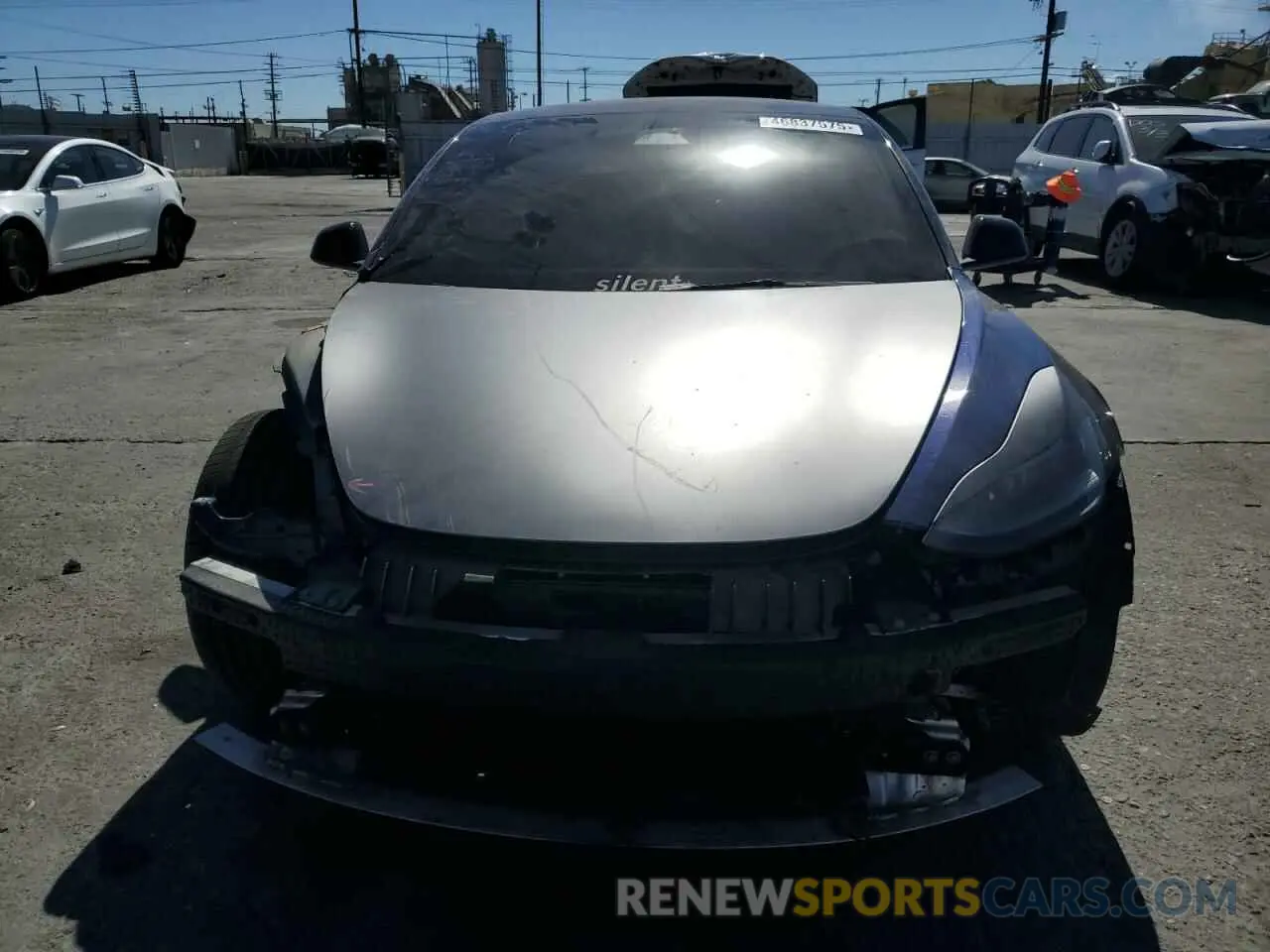 5 Фотография поврежденного автомобиля 5YJ3E1EB1NF339163 TESLA MODEL 3 2022