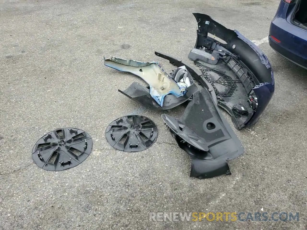 14 Photograph of a damaged car 5YJ3E1EB1NF341432 TESLA MODEL 3 2022