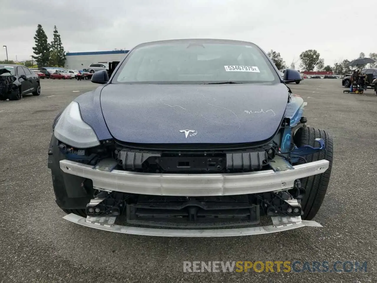 5 Photograph of a damaged car 5YJ3E1EB1NF341432 TESLA MODEL 3 2022