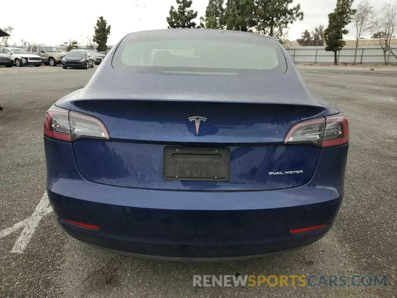6 Photograph of a damaged car 5YJ3E1EB1NF341432 TESLA MODEL 3 2022