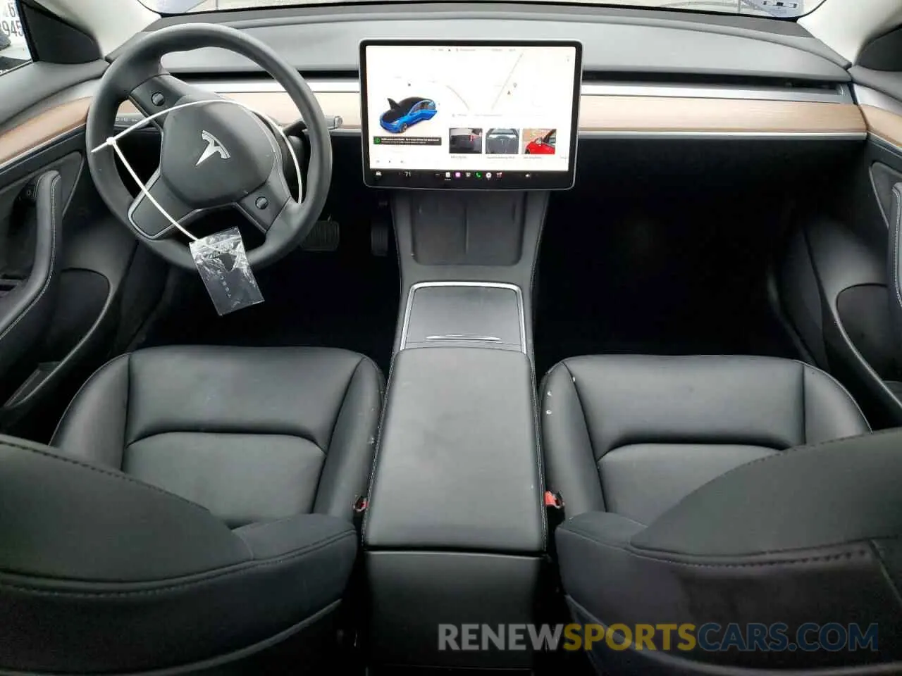 8 Photograph of a damaged car 5YJ3E1EB1NF341432 TESLA MODEL 3 2022
