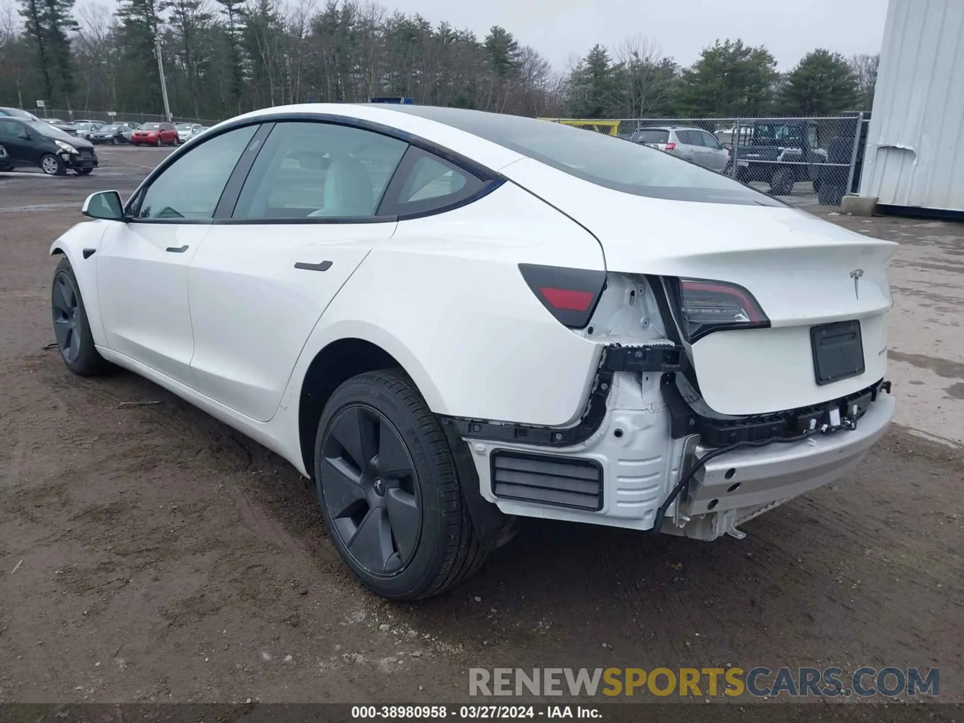 24 Photograph of a damaged car 5YJ3E1EB2NF101869 TESLA MODEL 3 2022
