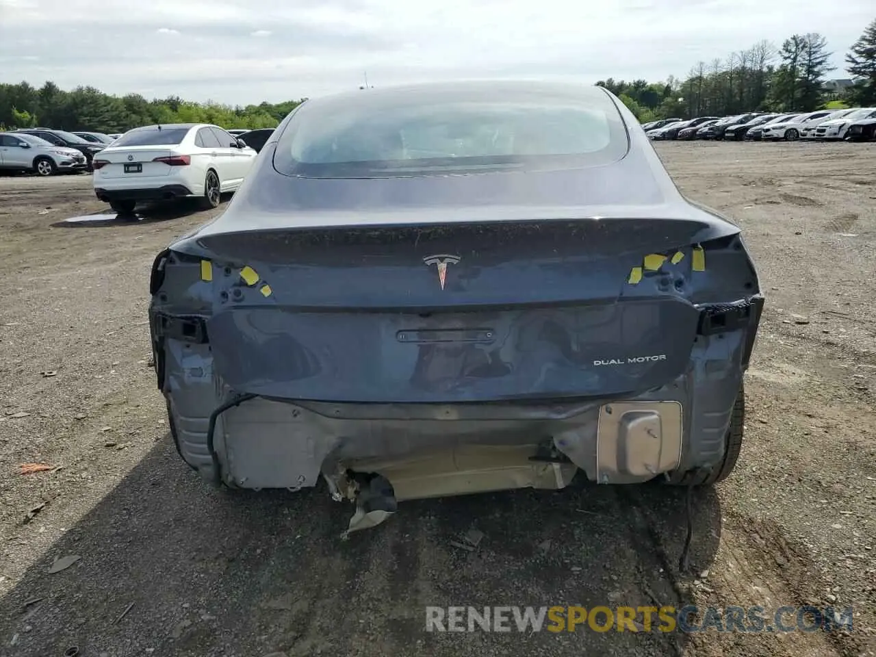 6 Photograph of a damaged car 5YJ3E1EB2NF111804 TESLA MODEL 3 2022