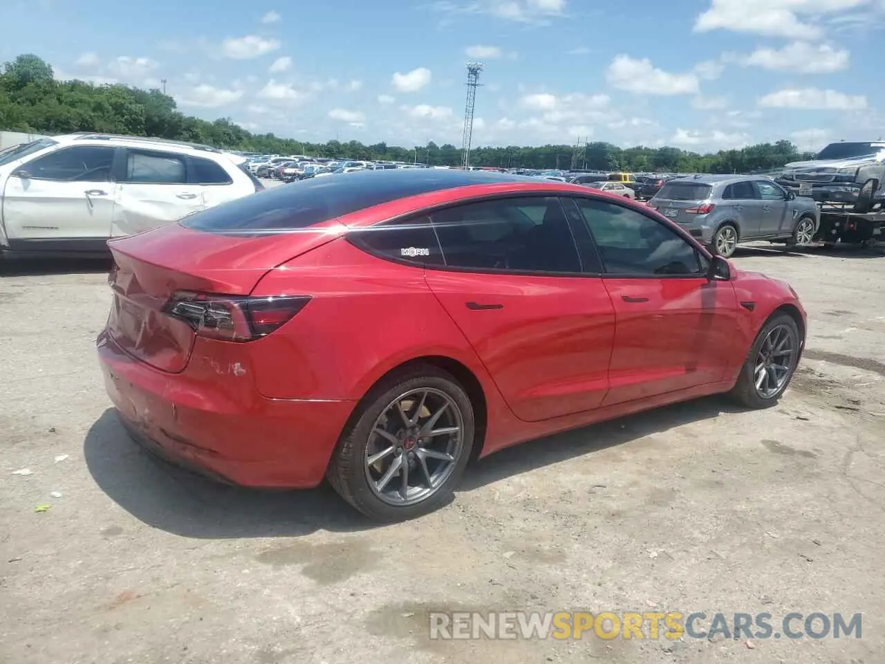 3 Фотография поврежденного автомобиля 5YJ3E1EB2NF112449 TESLA MODEL 3 2022