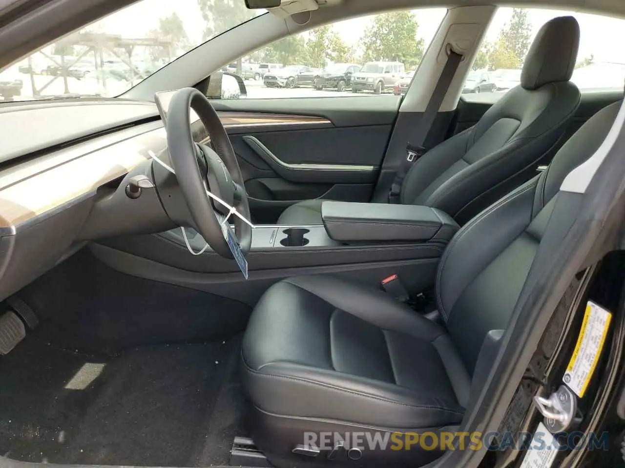 7 Photograph of a damaged car 5YJ3E1EB2NF138095 TESLA MODEL 3 2022