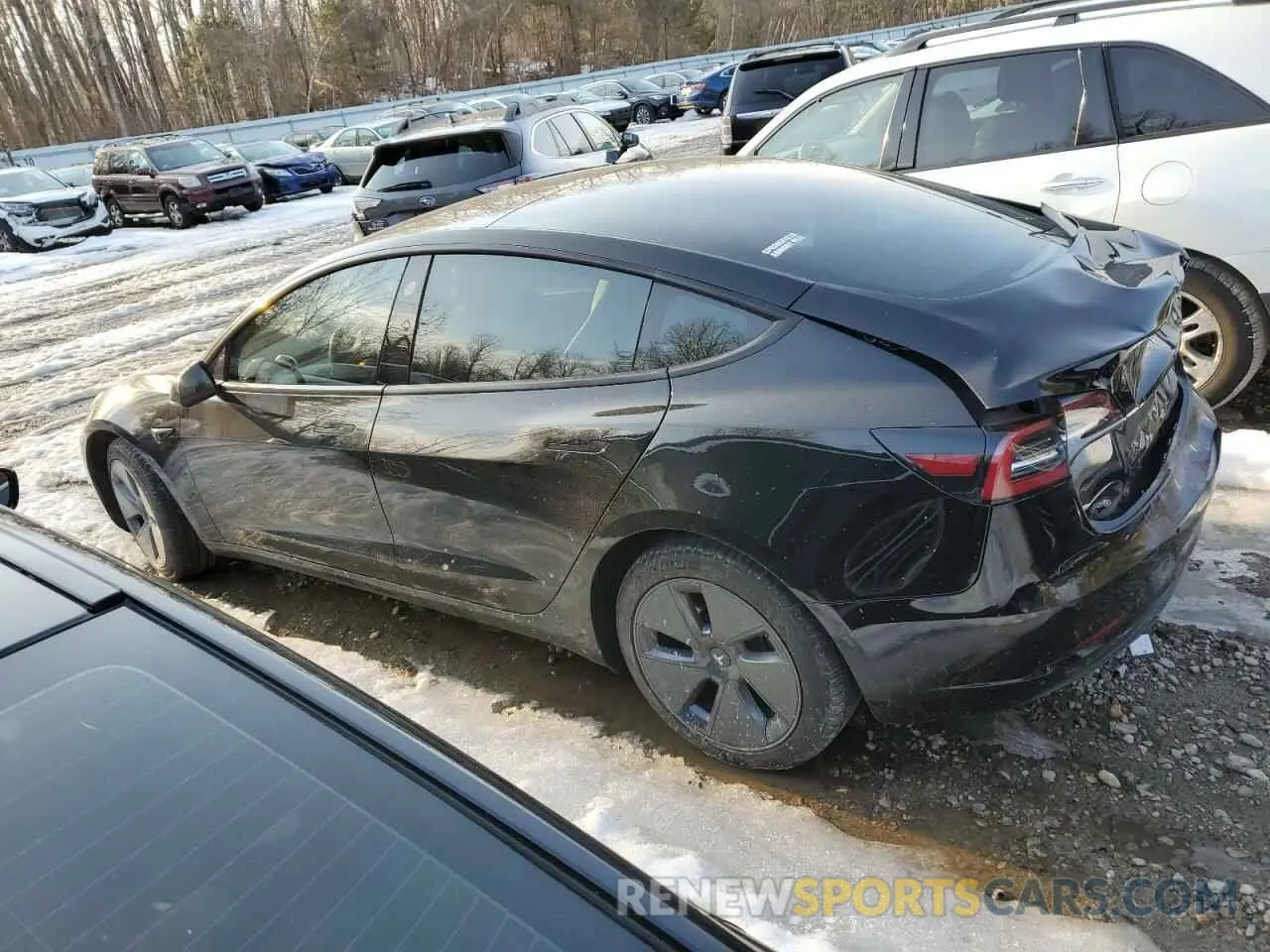 2 Фотография поврежденного автомобиля 5YJ3E1EB2NF160968 TESLA MODEL 3 2022