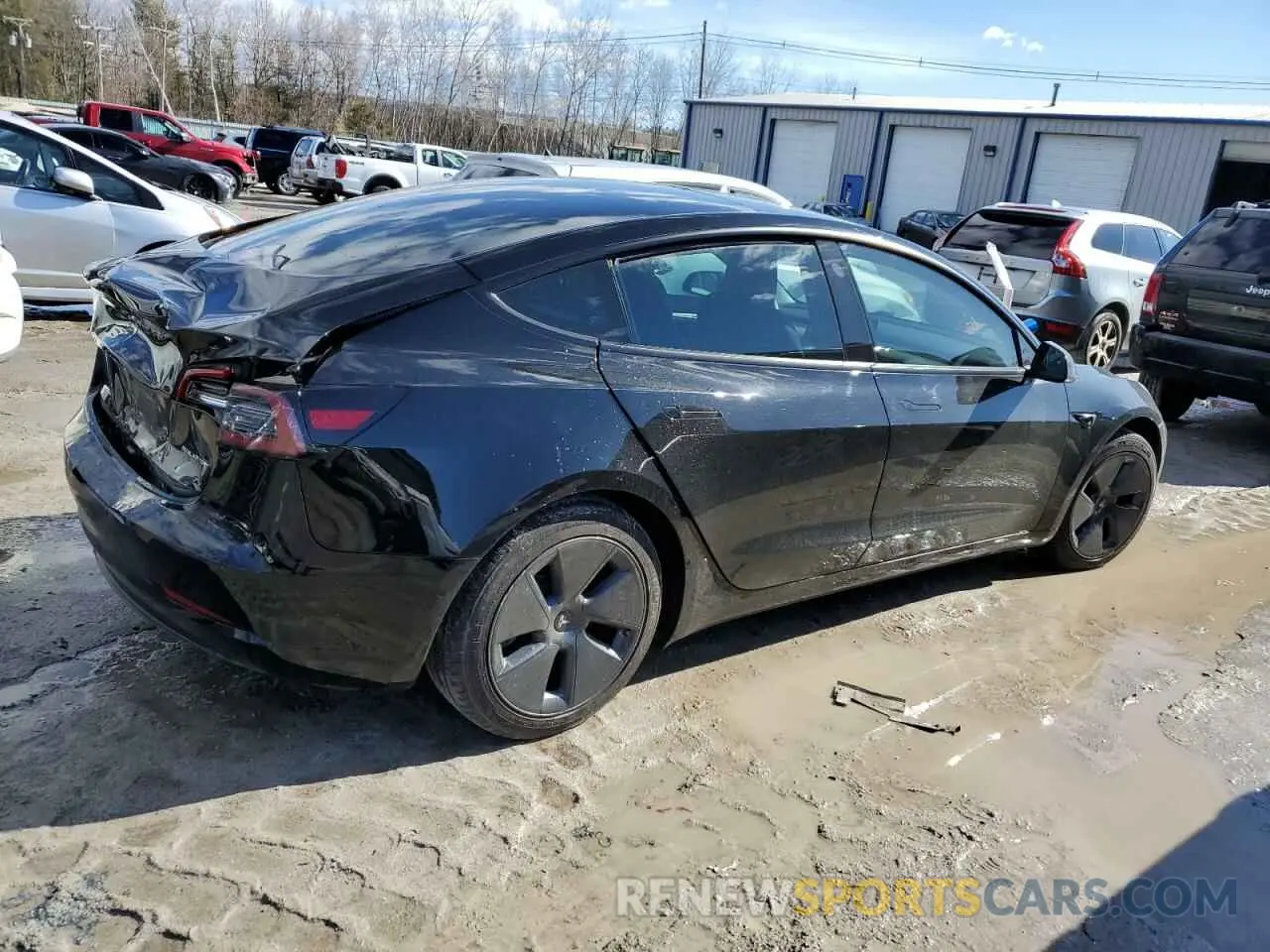 3 Фотография поврежденного автомобиля 5YJ3E1EB2NF160968 TESLA MODEL 3 2022