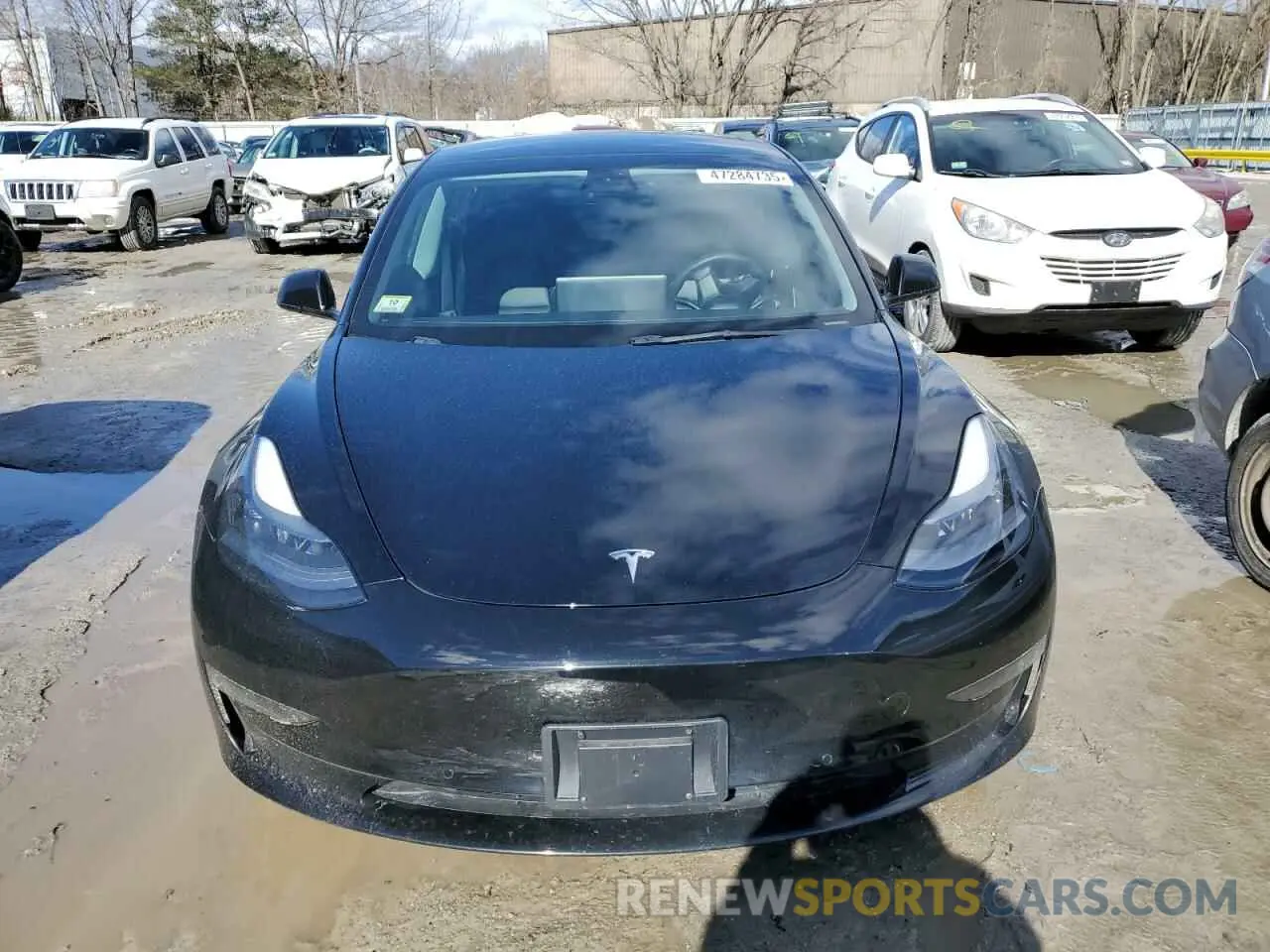 5 Фотография поврежденного автомобиля 5YJ3E1EB2NF160968 TESLA MODEL 3 2022