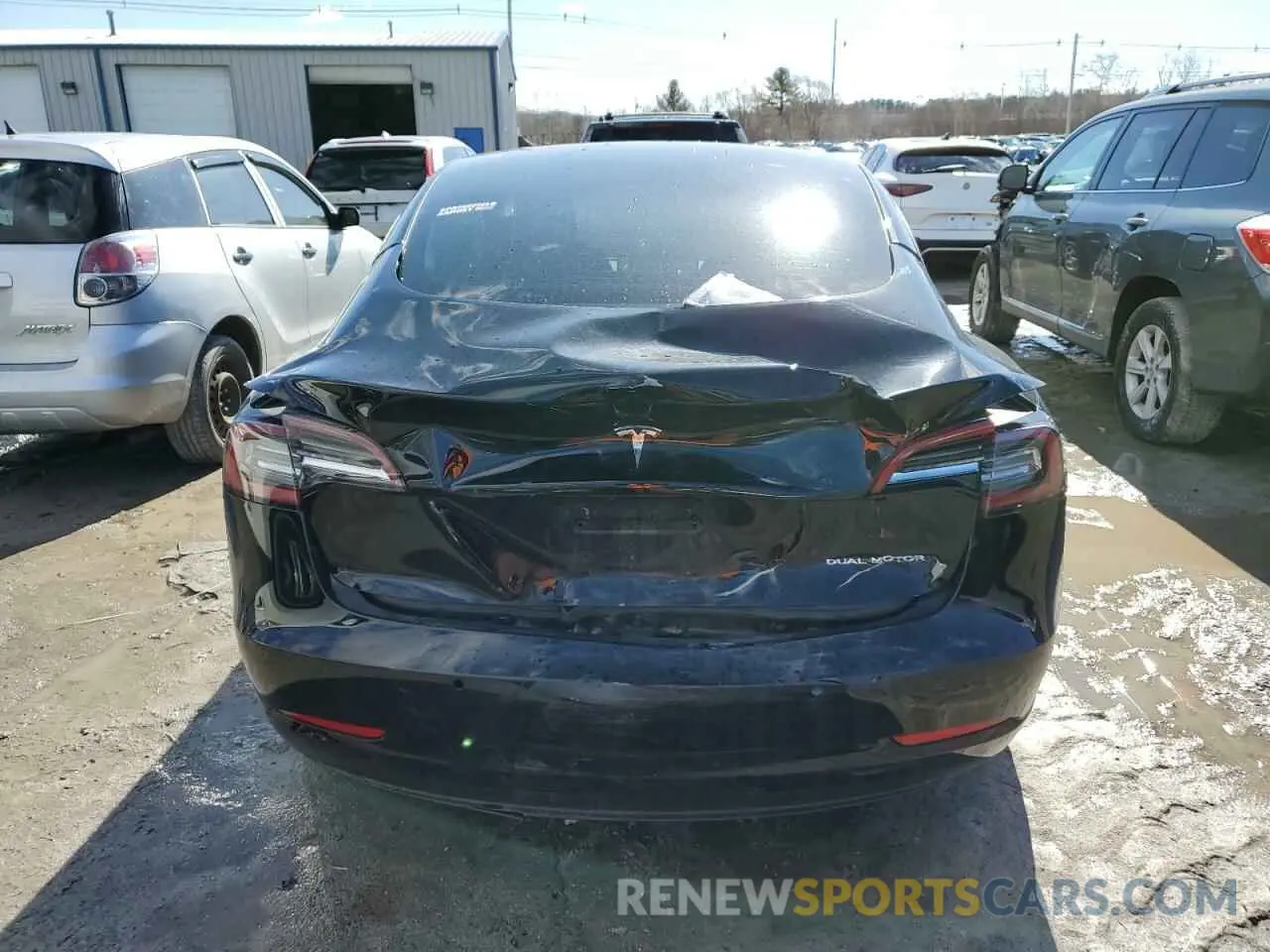 6 Фотография поврежденного автомобиля 5YJ3E1EB2NF160968 TESLA MODEL 3 2022