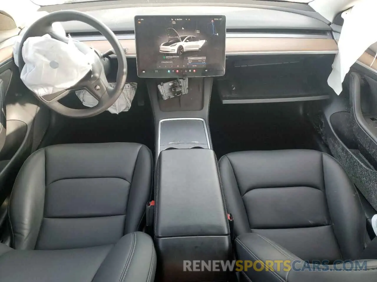 8 Photograph of a damaged car 5YJ3E1EB2NF179651 TESLA MODEL 3 2022