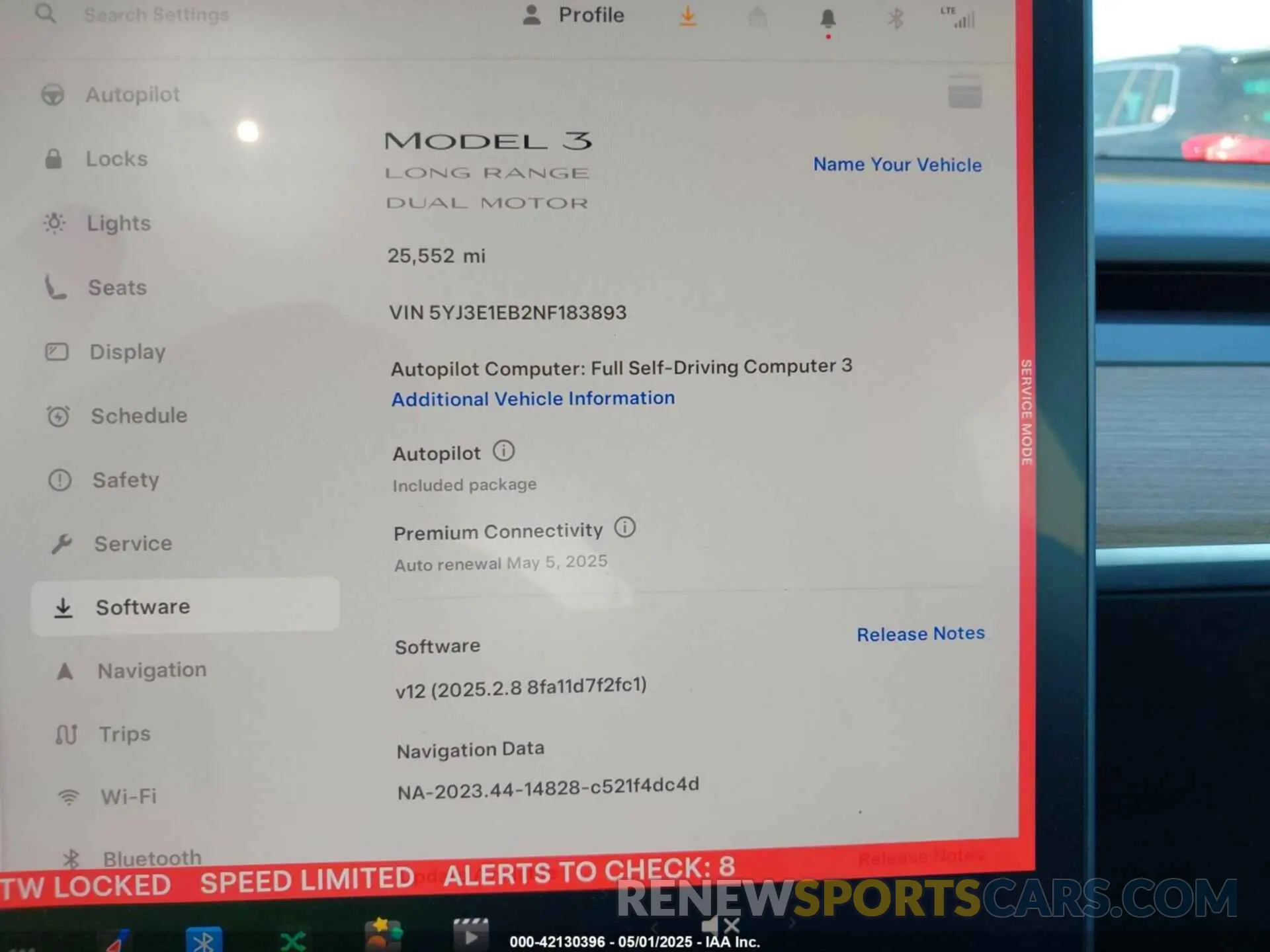 7 Photograph of a damaged car 5YJ3E1EB2NF183893 TESLA MODEL 3 2022