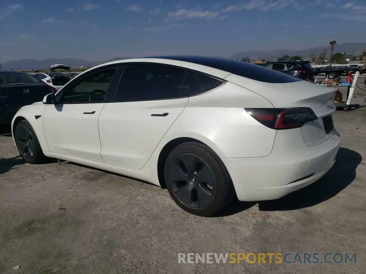 2 Фотография поврежденного автомобиля 5YJ3E1EB2NF210008 TESLA MODEL 3 2022