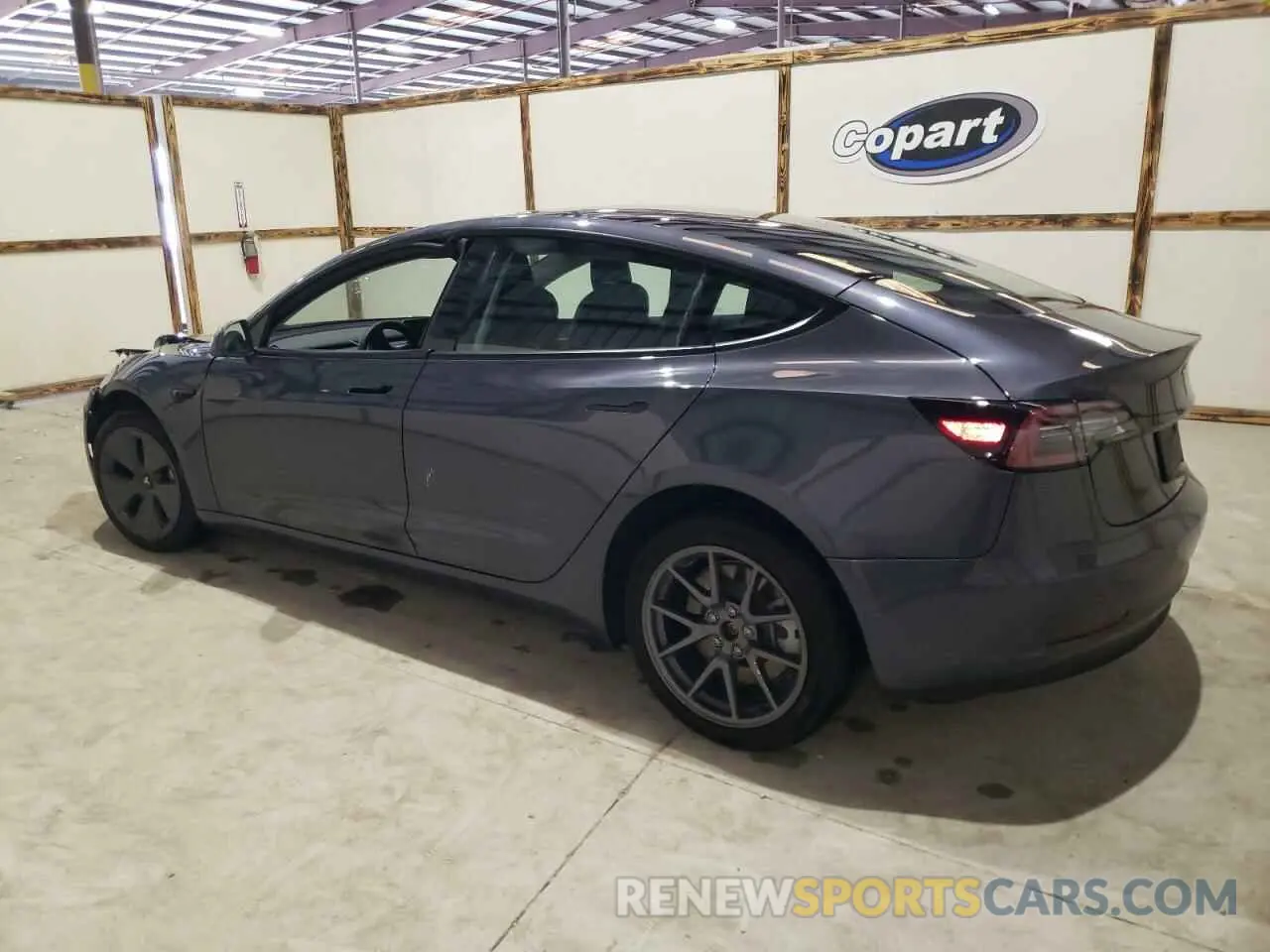 2 Photograph of a damaged car 5YJ3E1EB2NF286392 TESLA MODEL 3 2022
