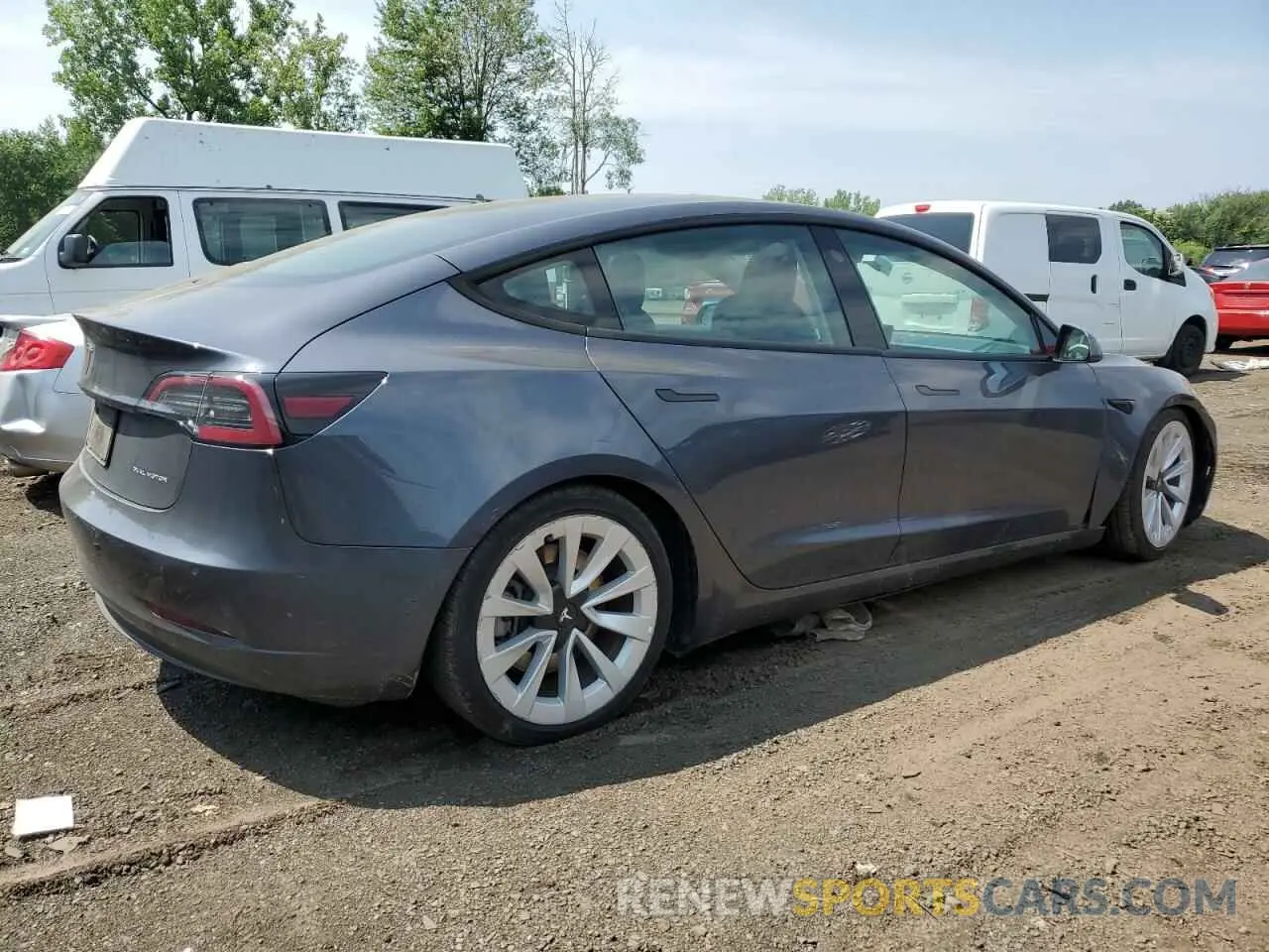 3 Фотография поврежденного автомобиля 5YJ3E1EB2NF289356 TESLA MODEL 3 2022