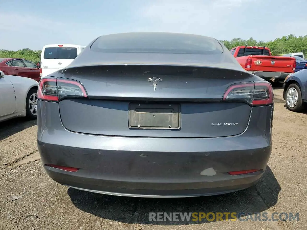 6 Фотография поврежденного автомобиля 5YJ3E1EB2NF289356 TESLA MODEL 3 2022