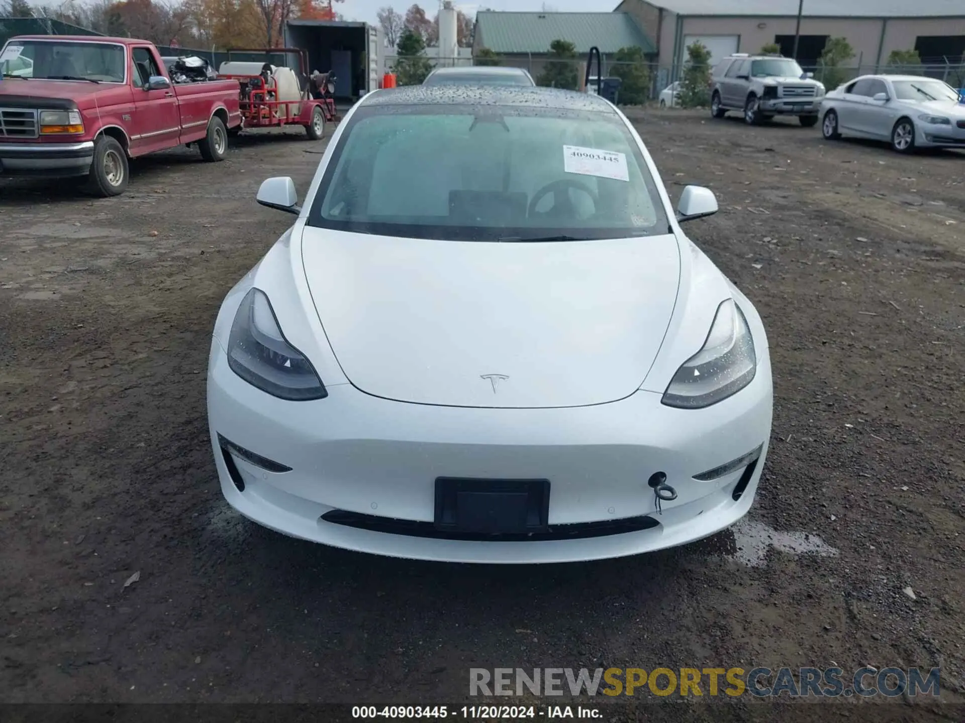 12 Photograph of a damaged car 5YJ3E1EB3NF110709 TESLA MODEL 3 2022