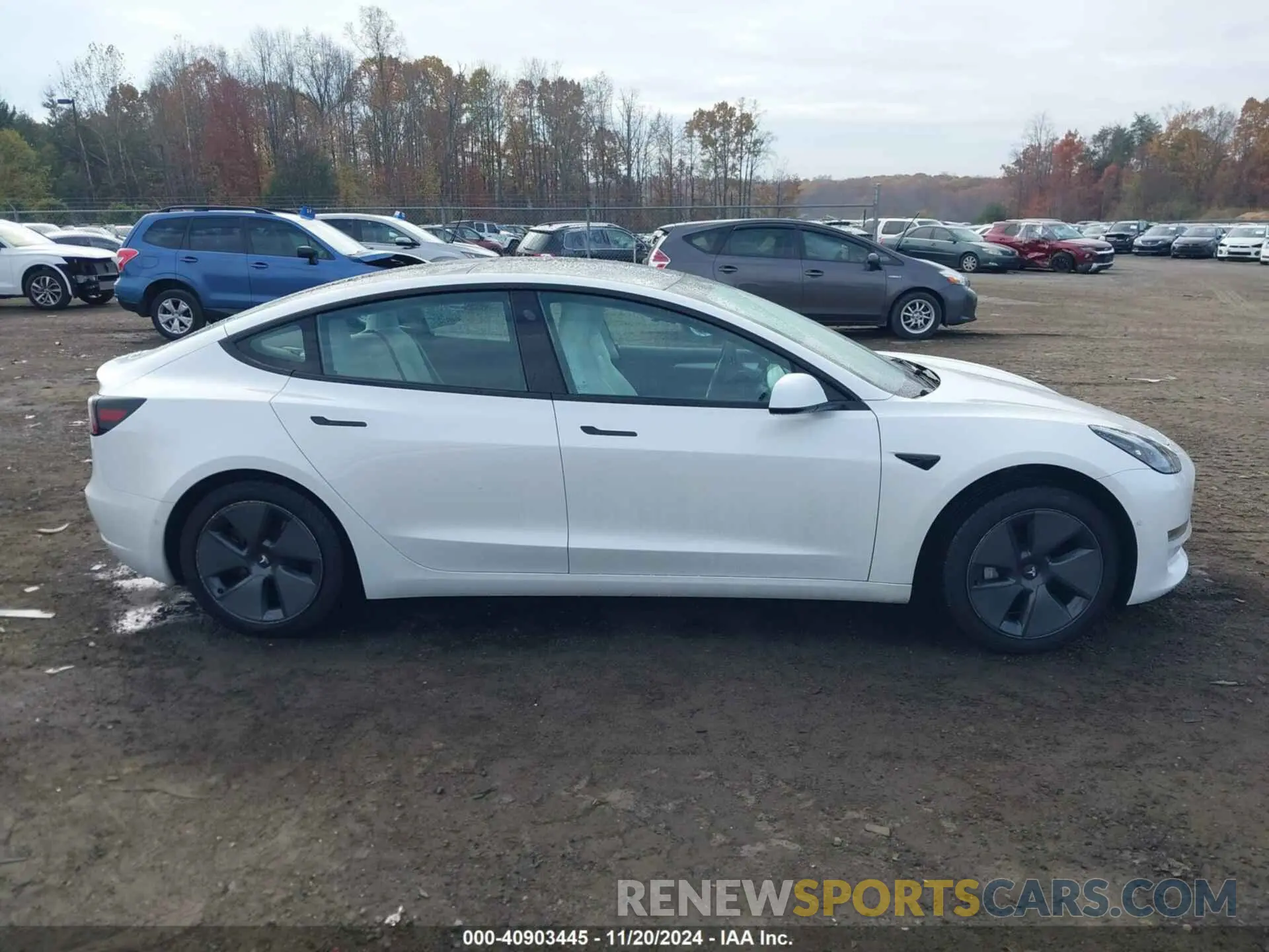 13 Photograph of a damaged car 5YJ3E1EB3NF110709 TESLA MODEL 3 2022