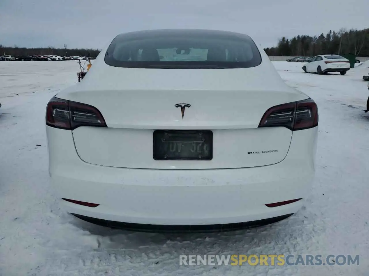 6 Photograph of a damaged car 5YJ3E1EB3NF121726 TESLA MODEL 3 2022
