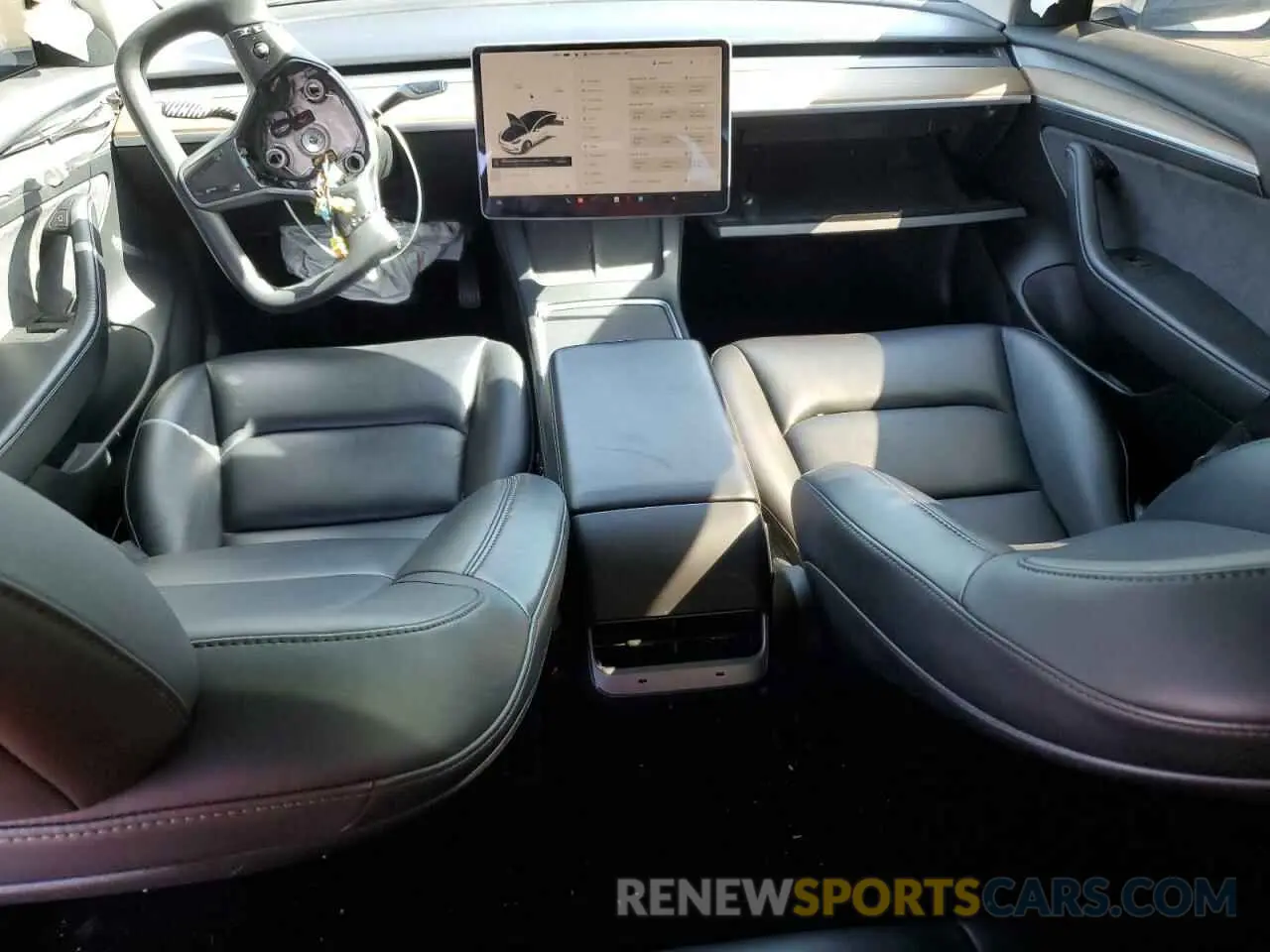 8 Photograph of a damaged car 5YJ3E1EB3NF143581 TESLA MODEL 3 2022