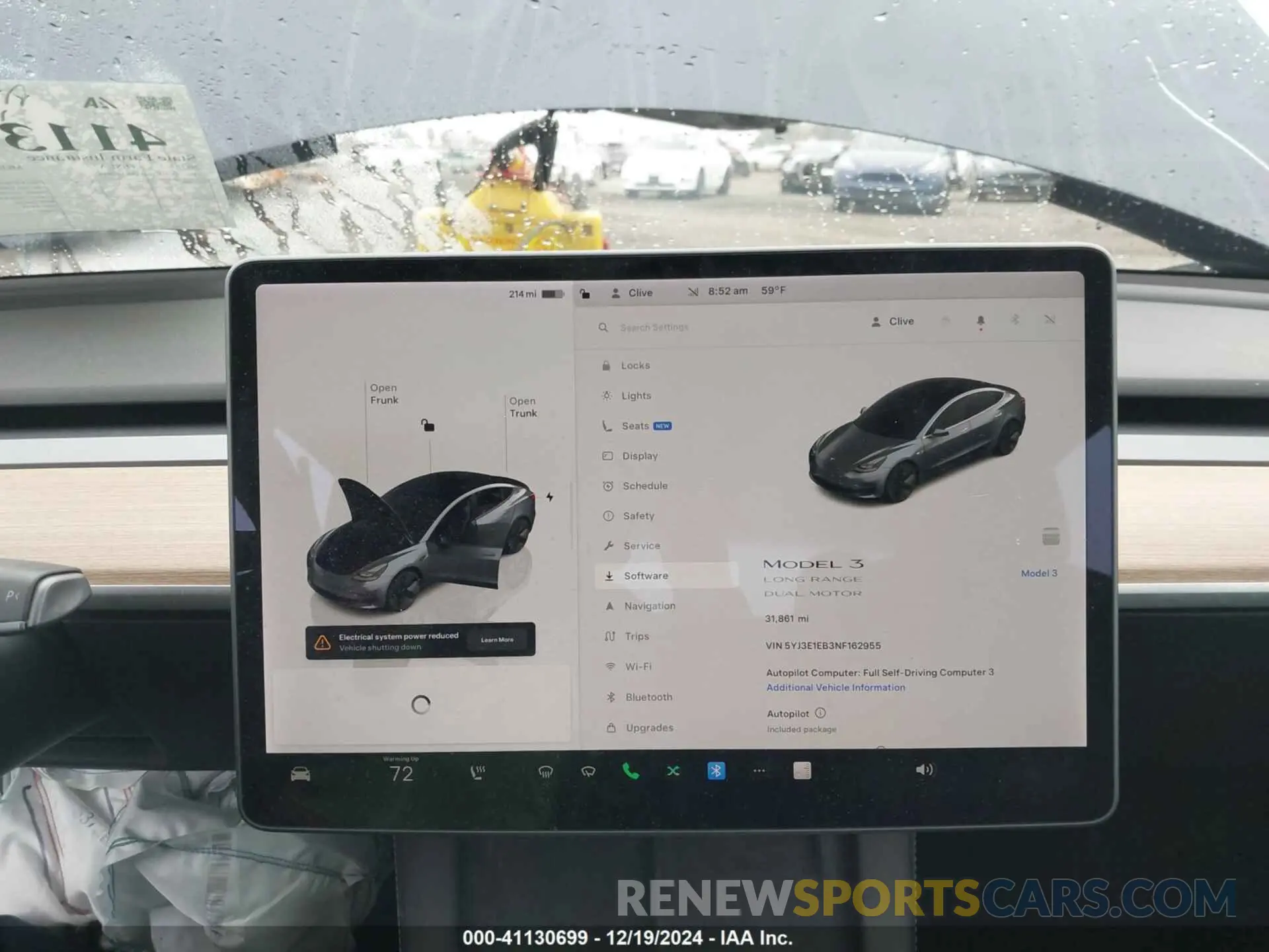 18 Photograph of a damaged car 5YJ3E1EB3NF162955 TESLA MODEL 3 2022