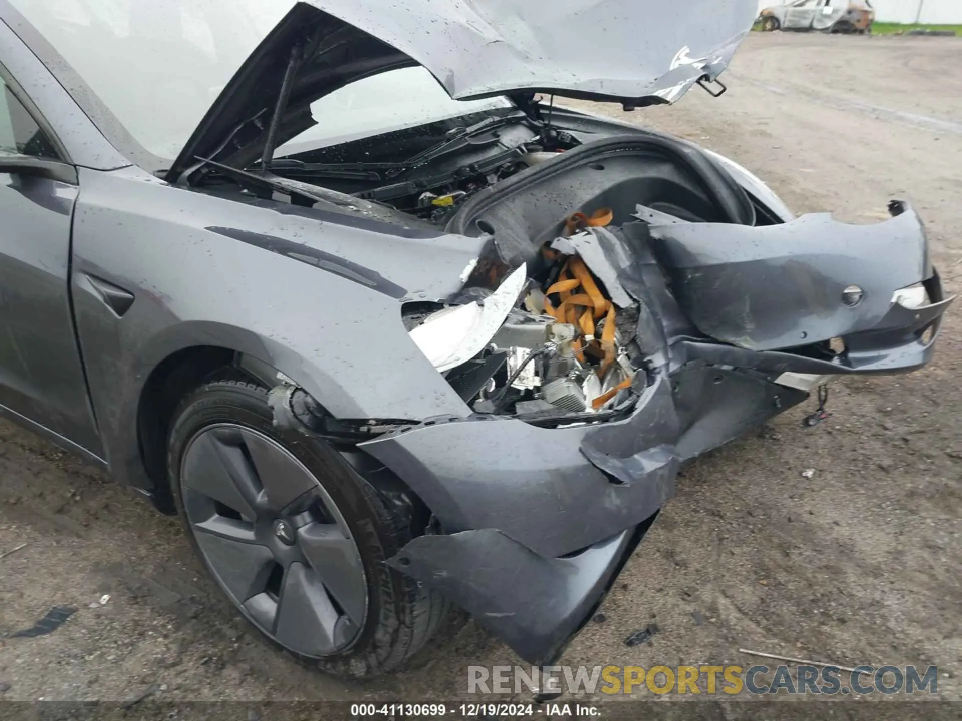 22 Photograph of a damaged car 5YJ3E1EB3NF162955 TESLA MODEL 3 2022