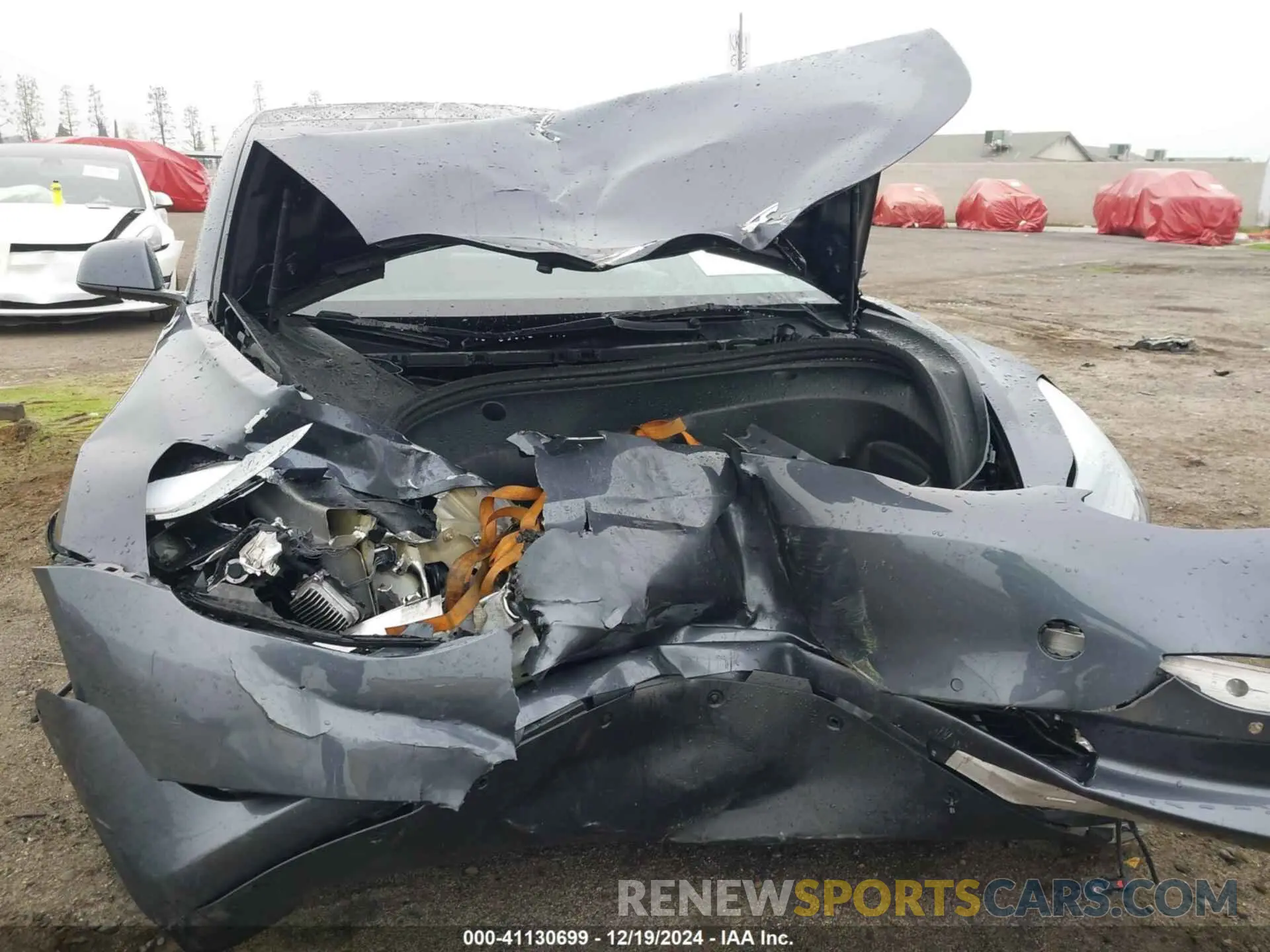 6 Photograph of a damaged car 5YJ3E1EB3NF162955 TESLA MODEL 3 2022