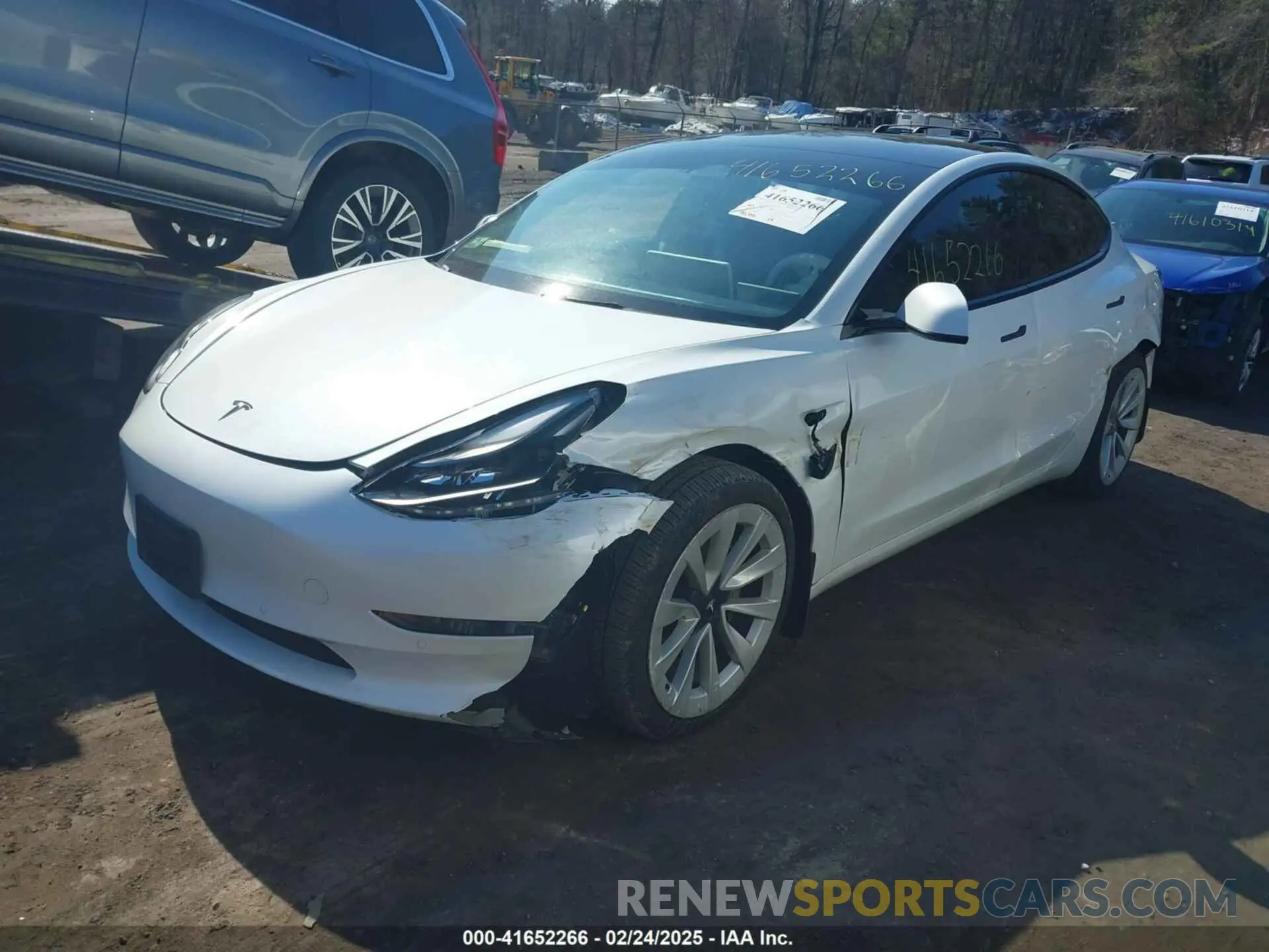 2 Фотография поврежденного автомобиля 5YJ3E1EB3NF186074 TESLA MODEL 3 2022