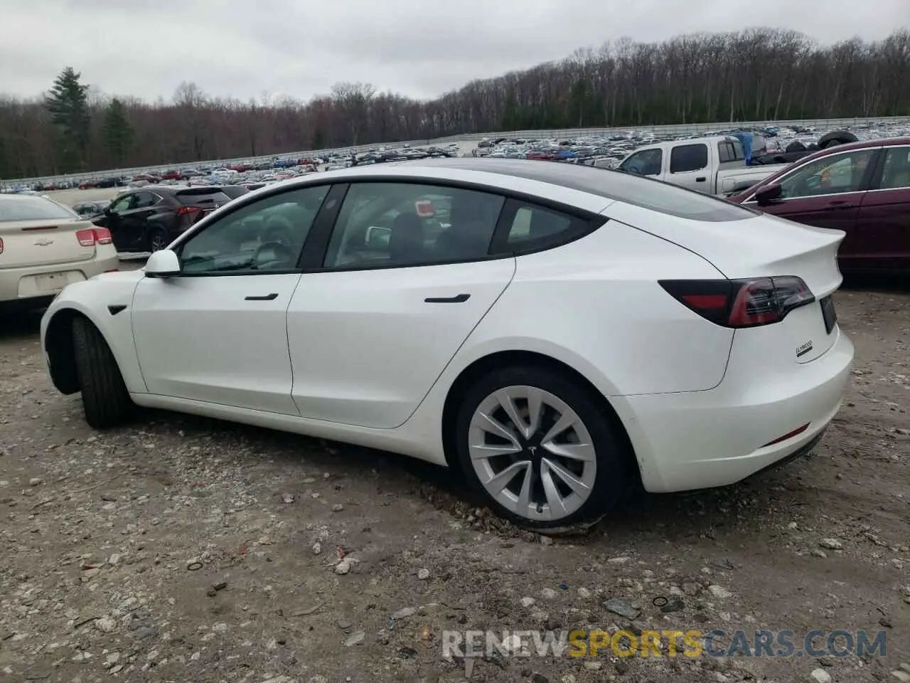 2 Фотография поврежденного автомобиля 5YJ3E1EB3NF195728 TESLA MODEL 3 2022