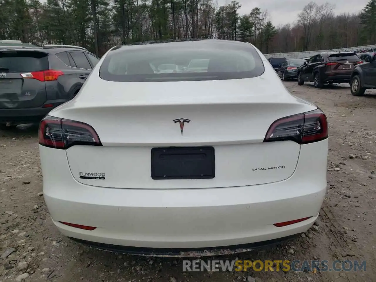 6 Фотография поврежденного автомобиля 5YJ3E1EB3NF195728 TESLA MODEL 3 2022