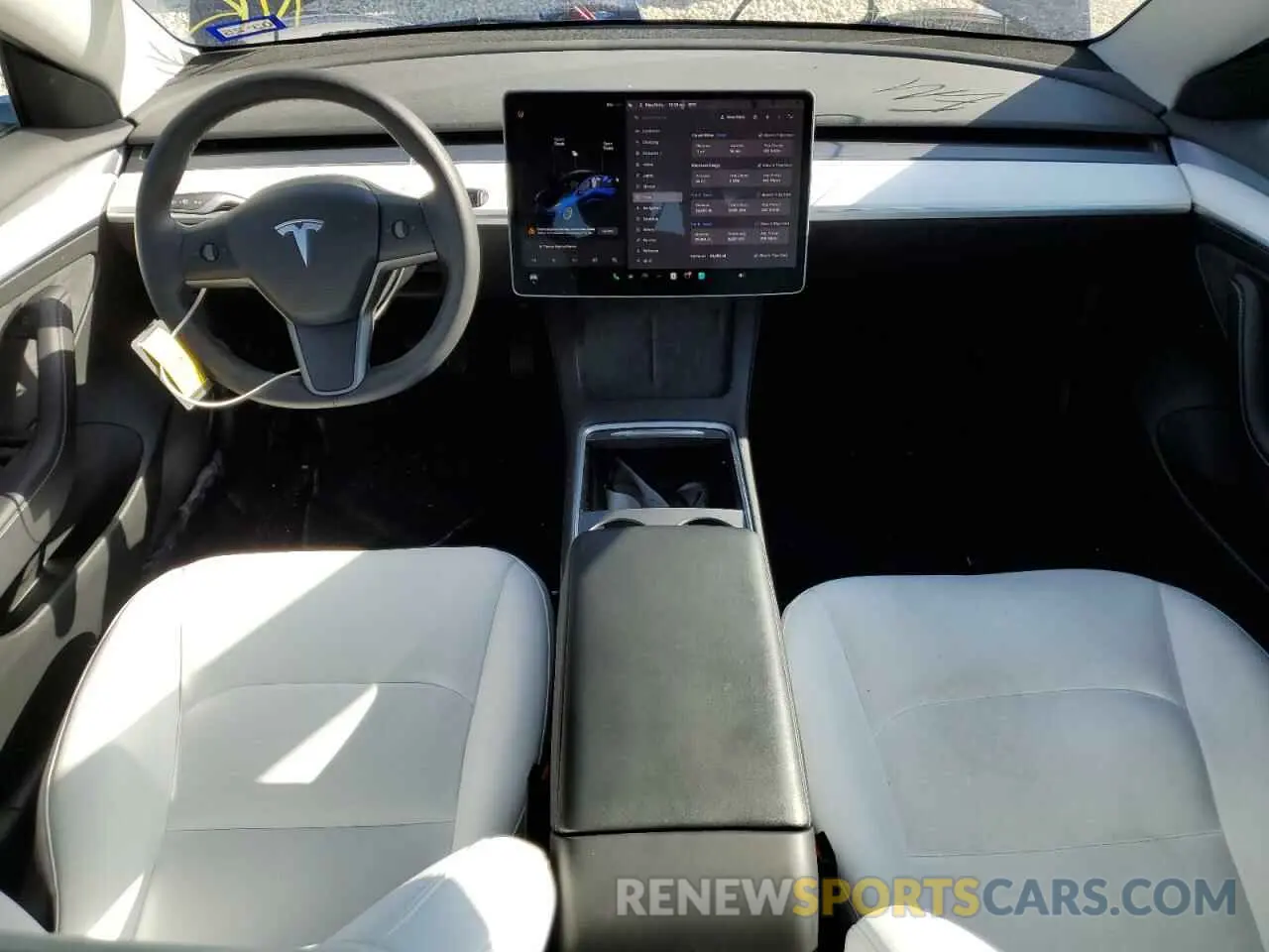 8 Photograph of a damaged car 5YJ3E1EB3NF198144 TESLA MODEL 3 2022