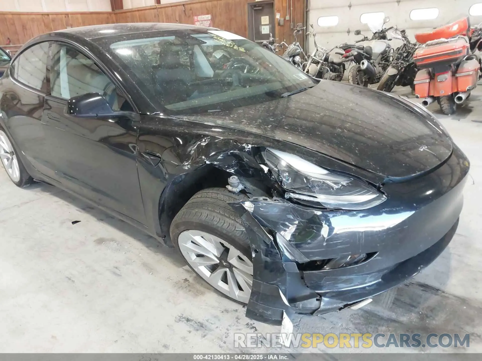 6 Фотография поврежденного автомобиля 5YJ3E1EB3NF202760 TESLA MODEL 3 2022