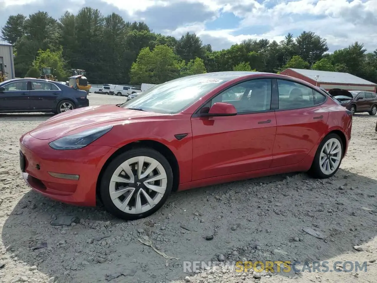 1 Фотография поврежденного автомобиля 5YJ3E1EB3NF204296 TESLA MODEL 3 2022
