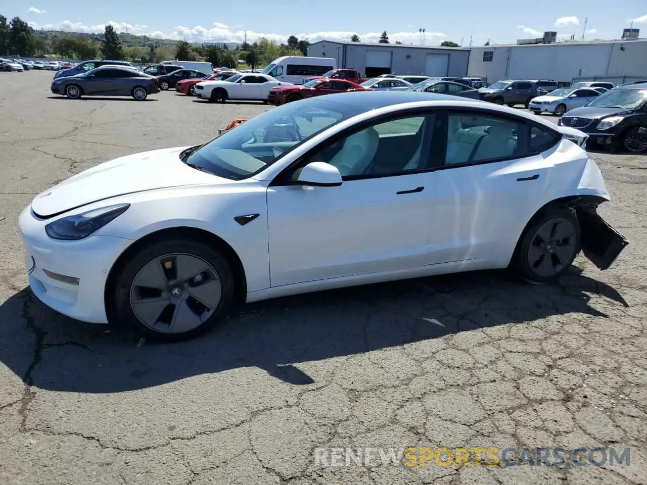 1 Фотография поврежденного автомобиля 5YJ3E1EB3NF249738 TESLA MODEL 3 2022