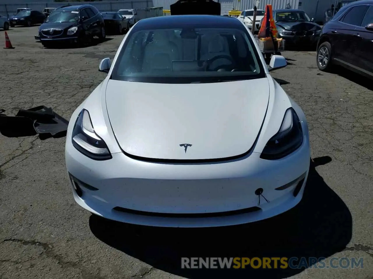 5 Фотография поврежденного автомобиля 5YJ3E1EB3NF249738 TESLA MODEL 3 2022