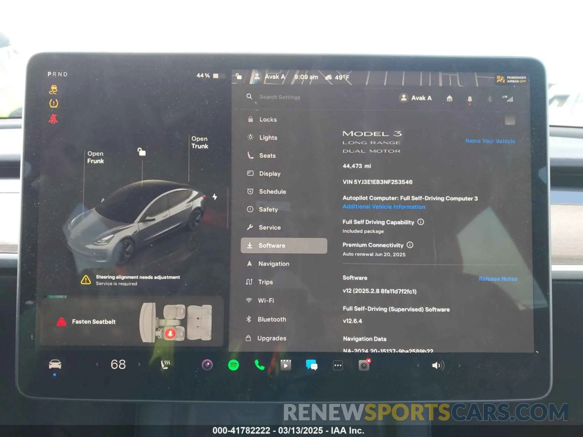 18 Фотография поврежденного автомобиля 5YJ3E1EB3NF253546 TESLA MODEL 3 2022